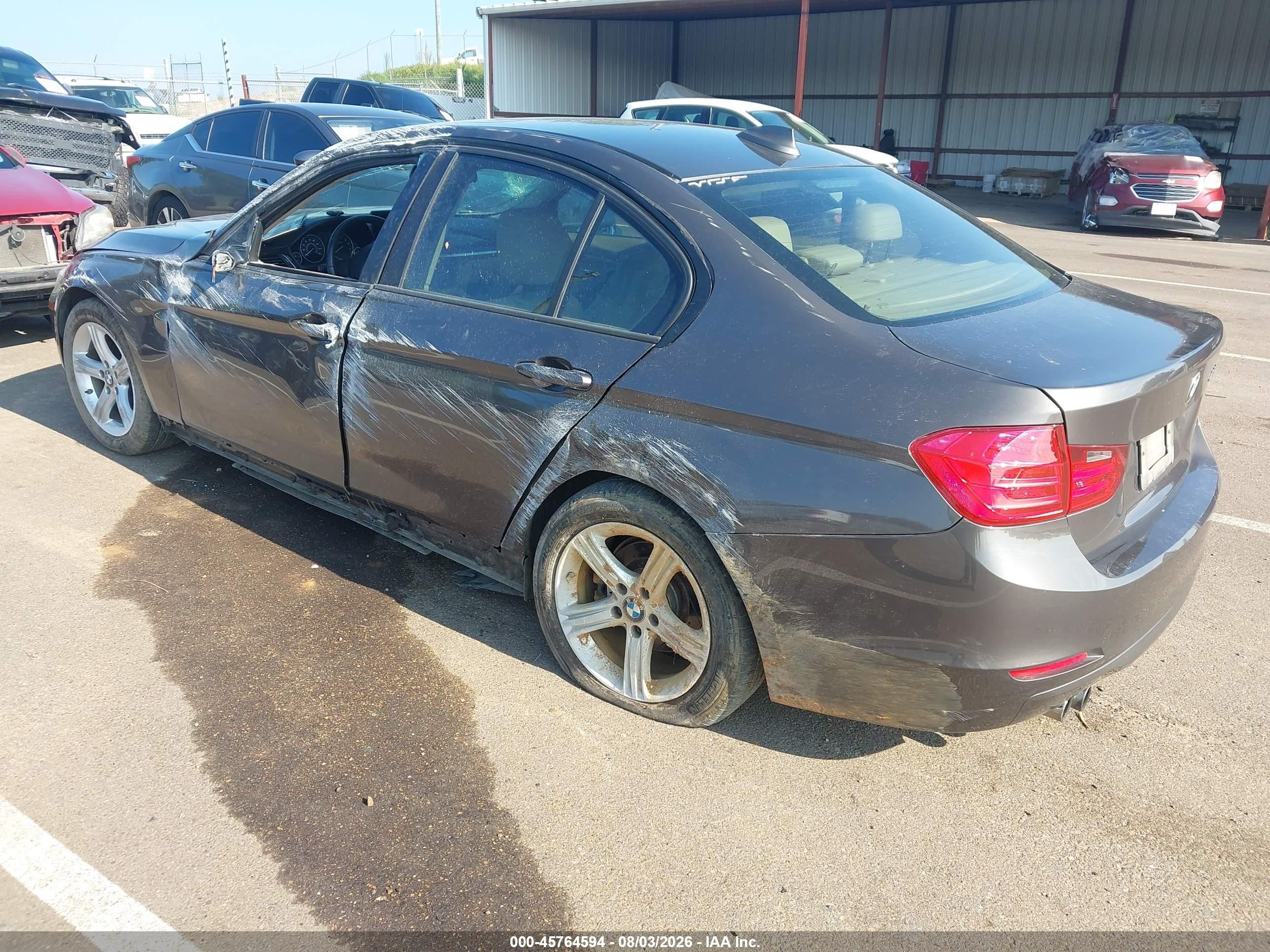 2013 Bmw 328i   Gray vin: WBA3A5C59DF356235