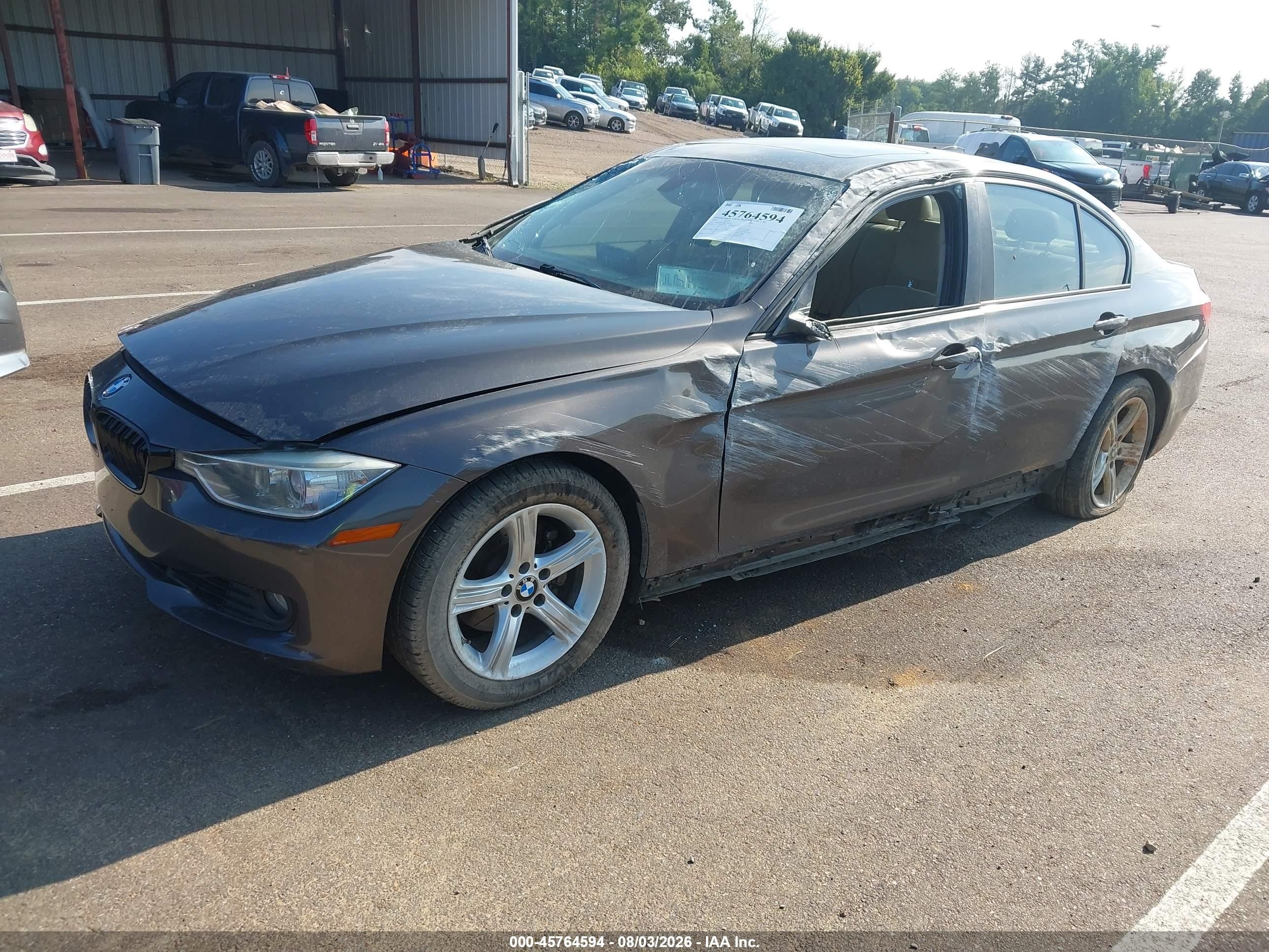 2013 Bmw 328i   Gray vin: WBA3A5C59DF356235