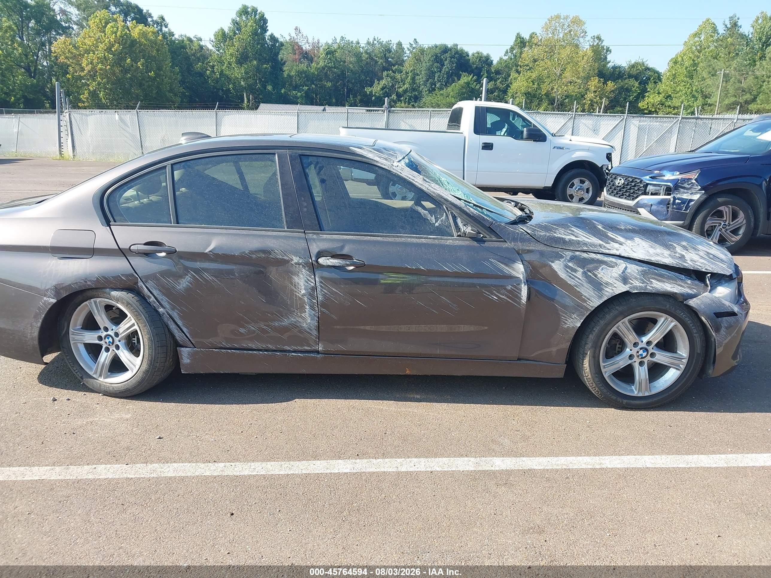 2013 Bmw 328i   Gray vin: WBA3A5C59DF356235