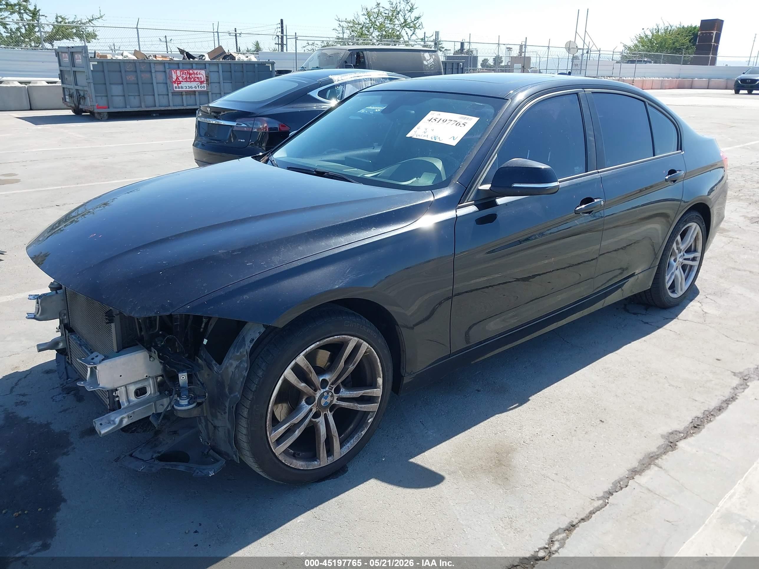 2014 Bmw 328i Black vin: WBA3A5C59EJ465163