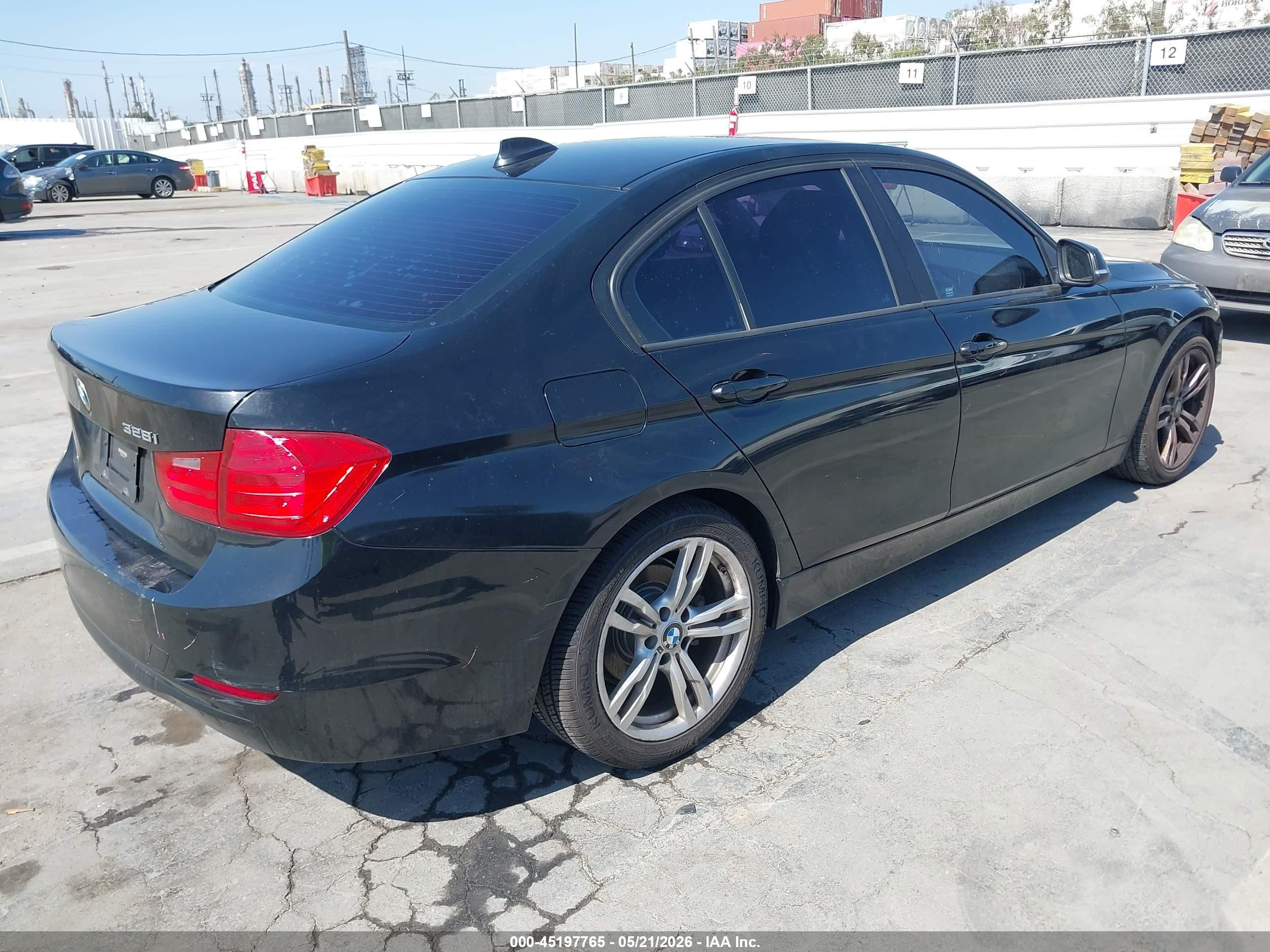 2014 Bmw 328i Black vin: WBA3A5C59EJ465163
