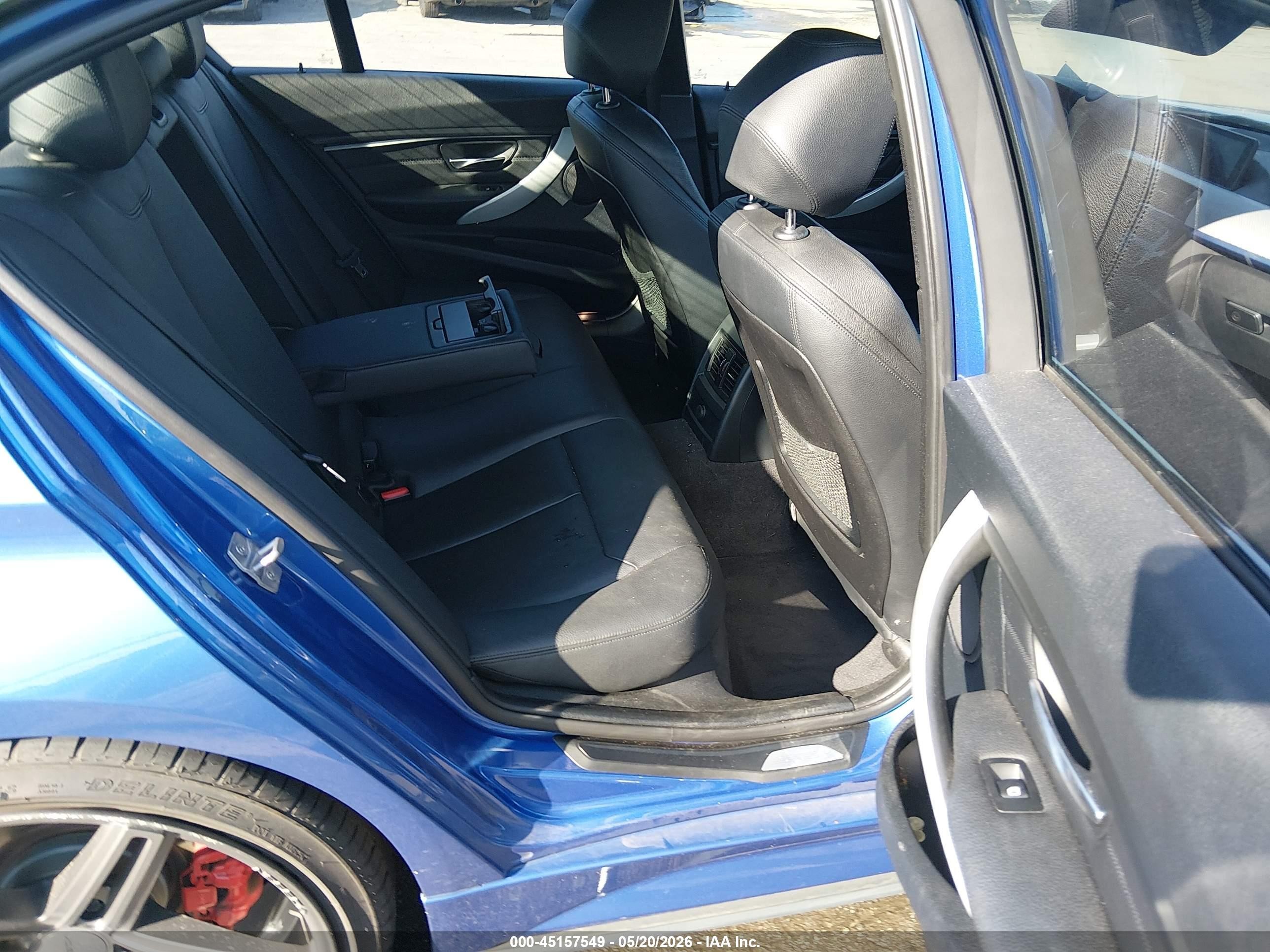 2014 Bmw 328i Blue vin: WBA3A5C59EP602616