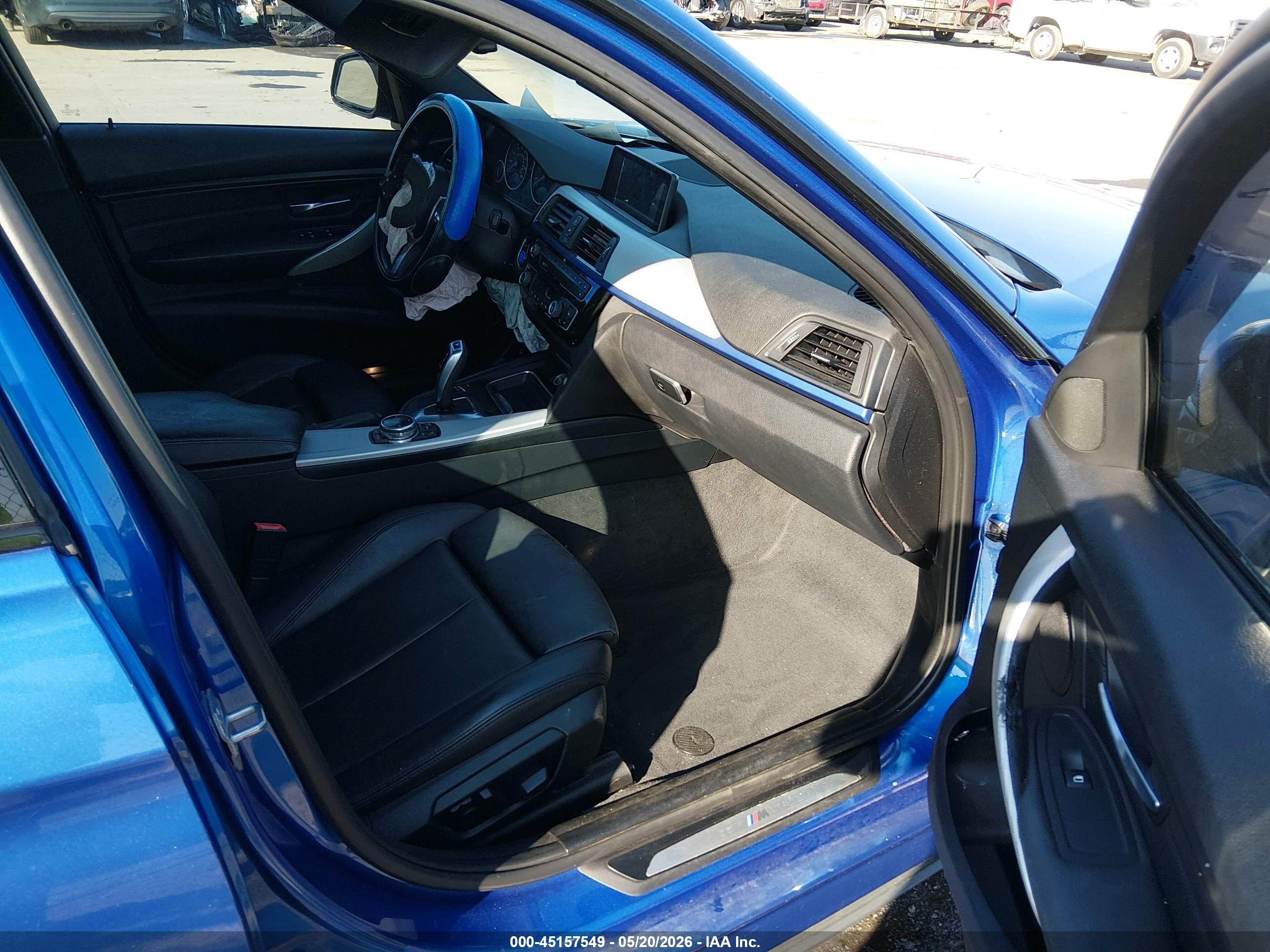 2014 Bmw 328i Blue vin: WBA3A5C59EP602616