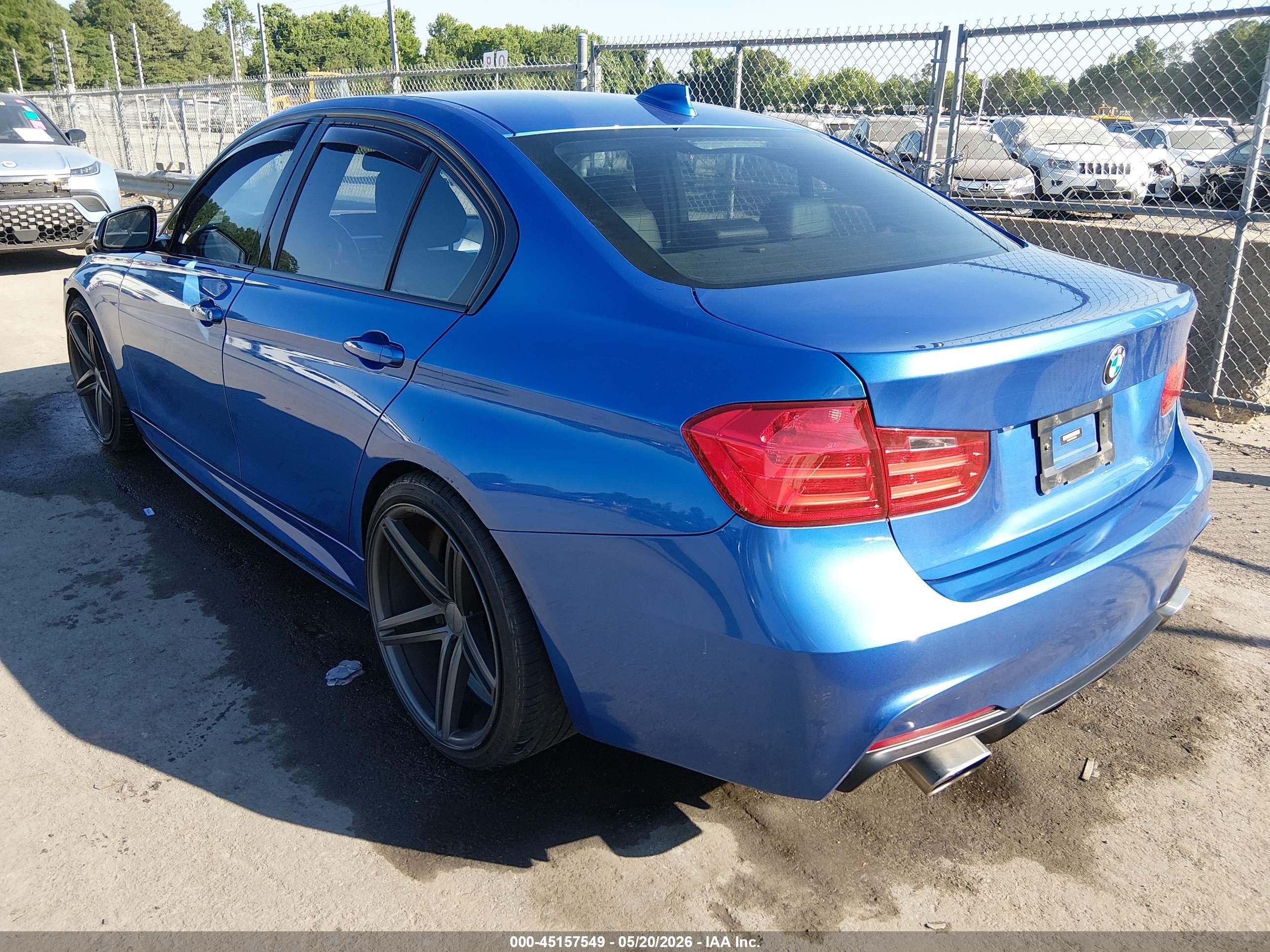 2014 Bmw 328i Blue vin: WBA3A5C59EP602616