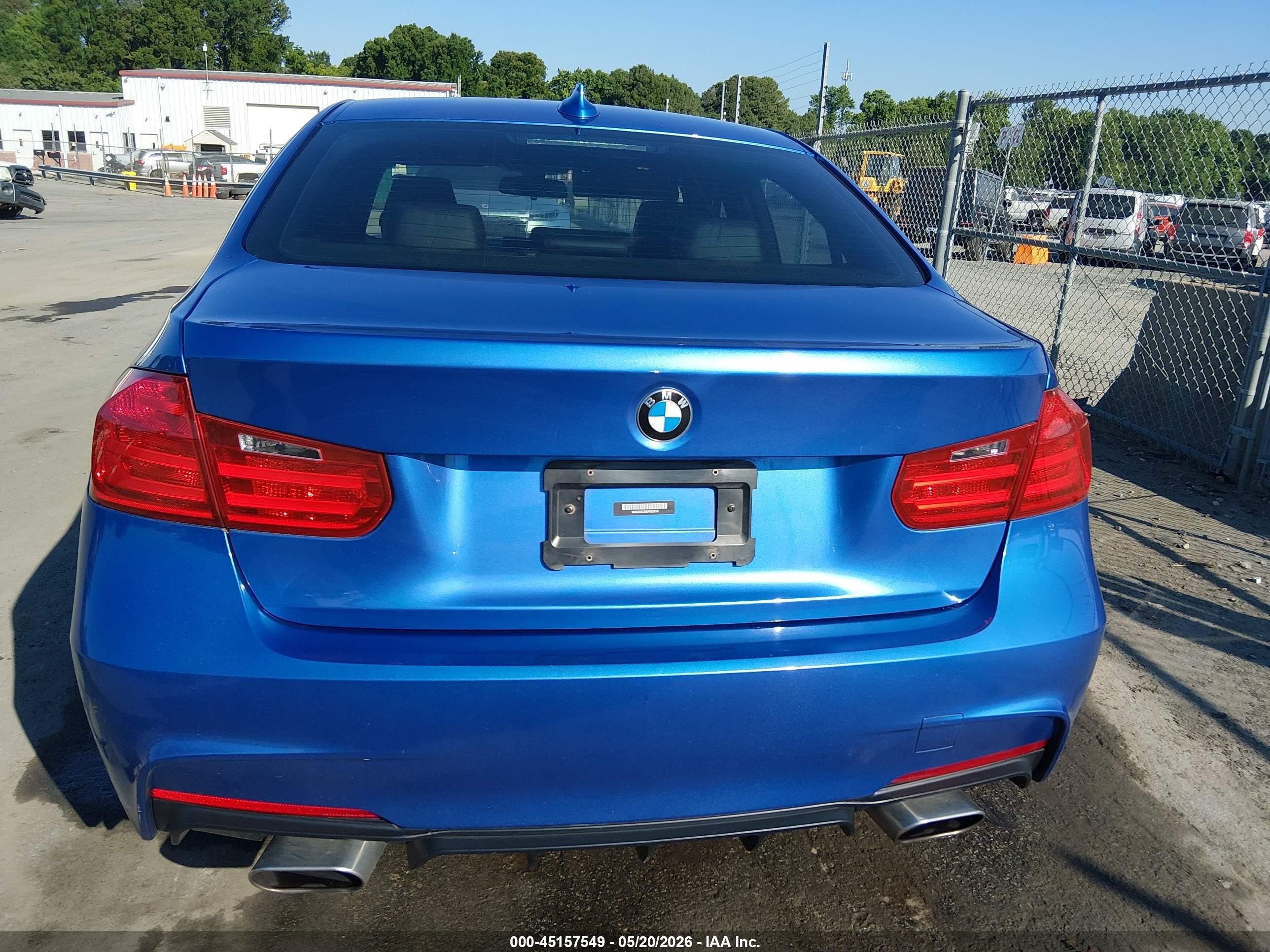 2014 Bmw 328i Blue vin: WBA3A5C59EP602616
