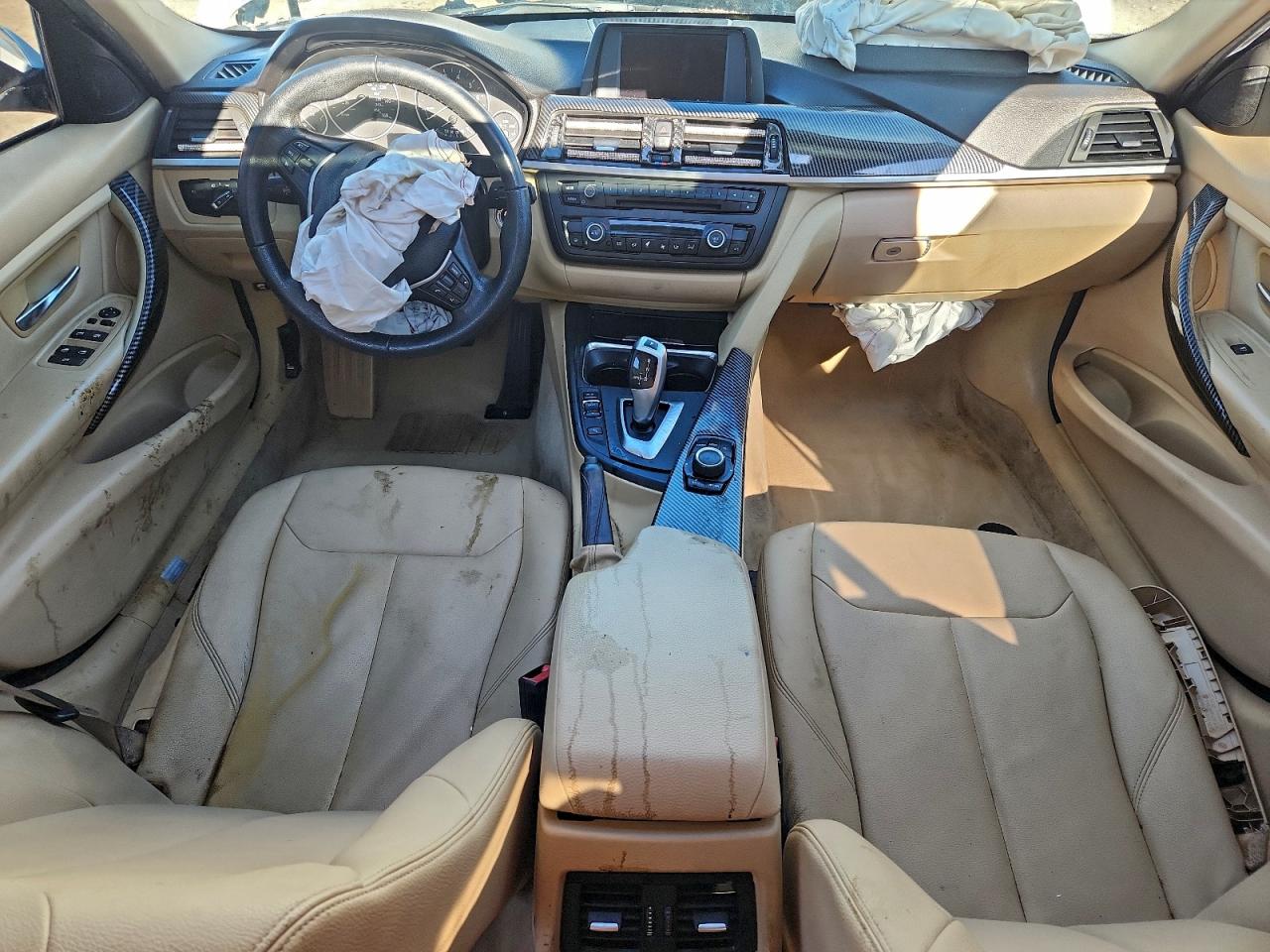 2015 Bmw 328 I Белый vin: WBA3A5C59FF607841