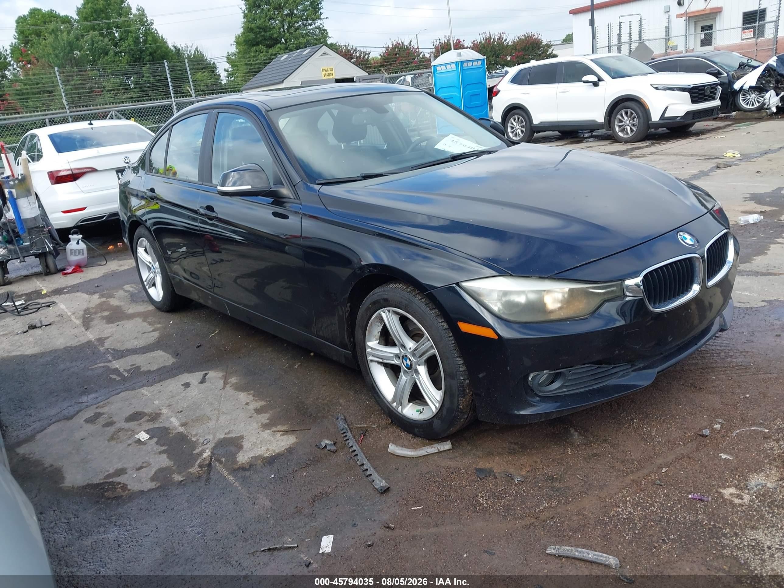 2015 Bmw 328i   Black vin: WBA3A5C59FF609427