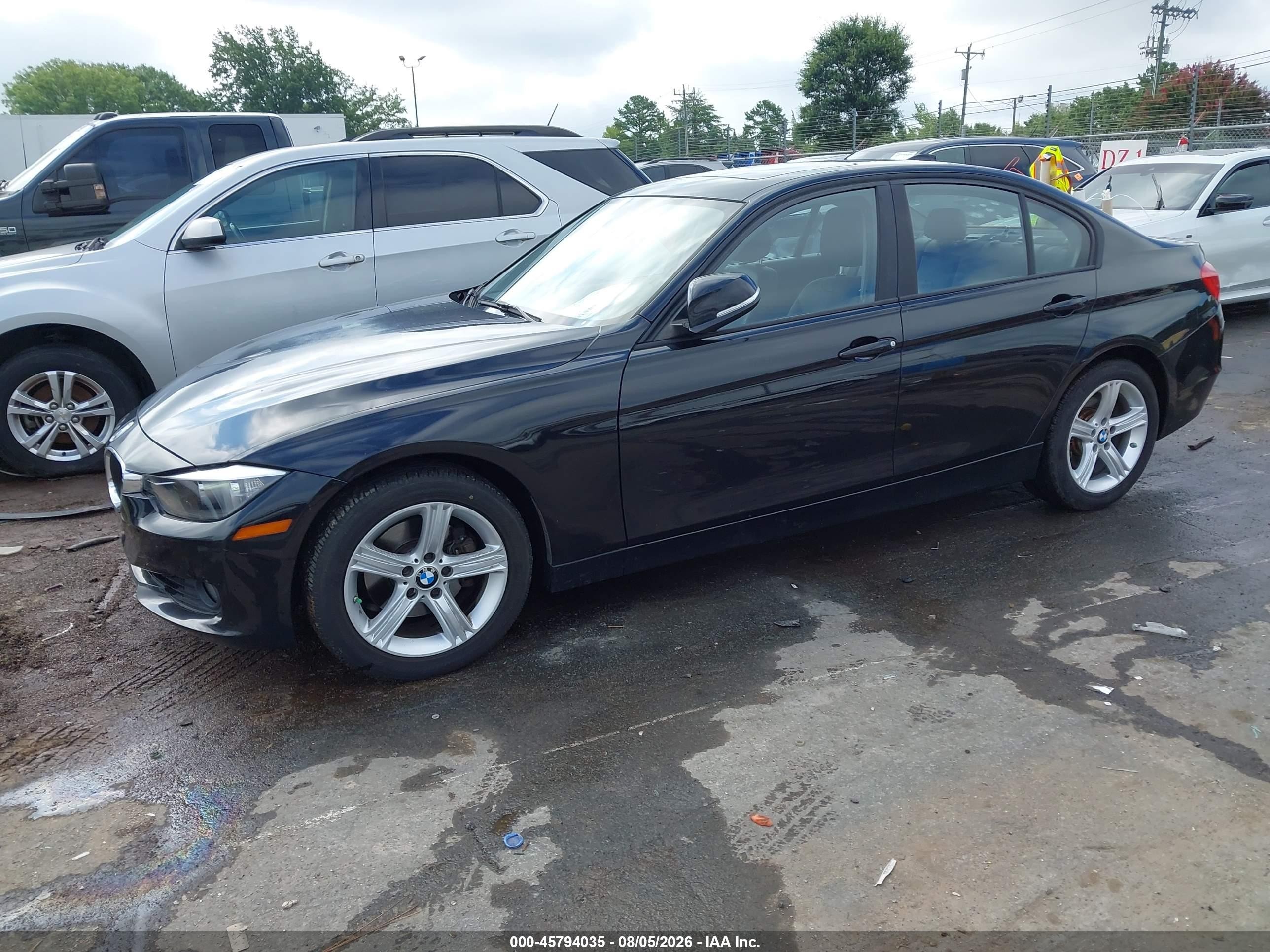 2015 Bmw 328i   Black vin: WBA3A5C59FF609427