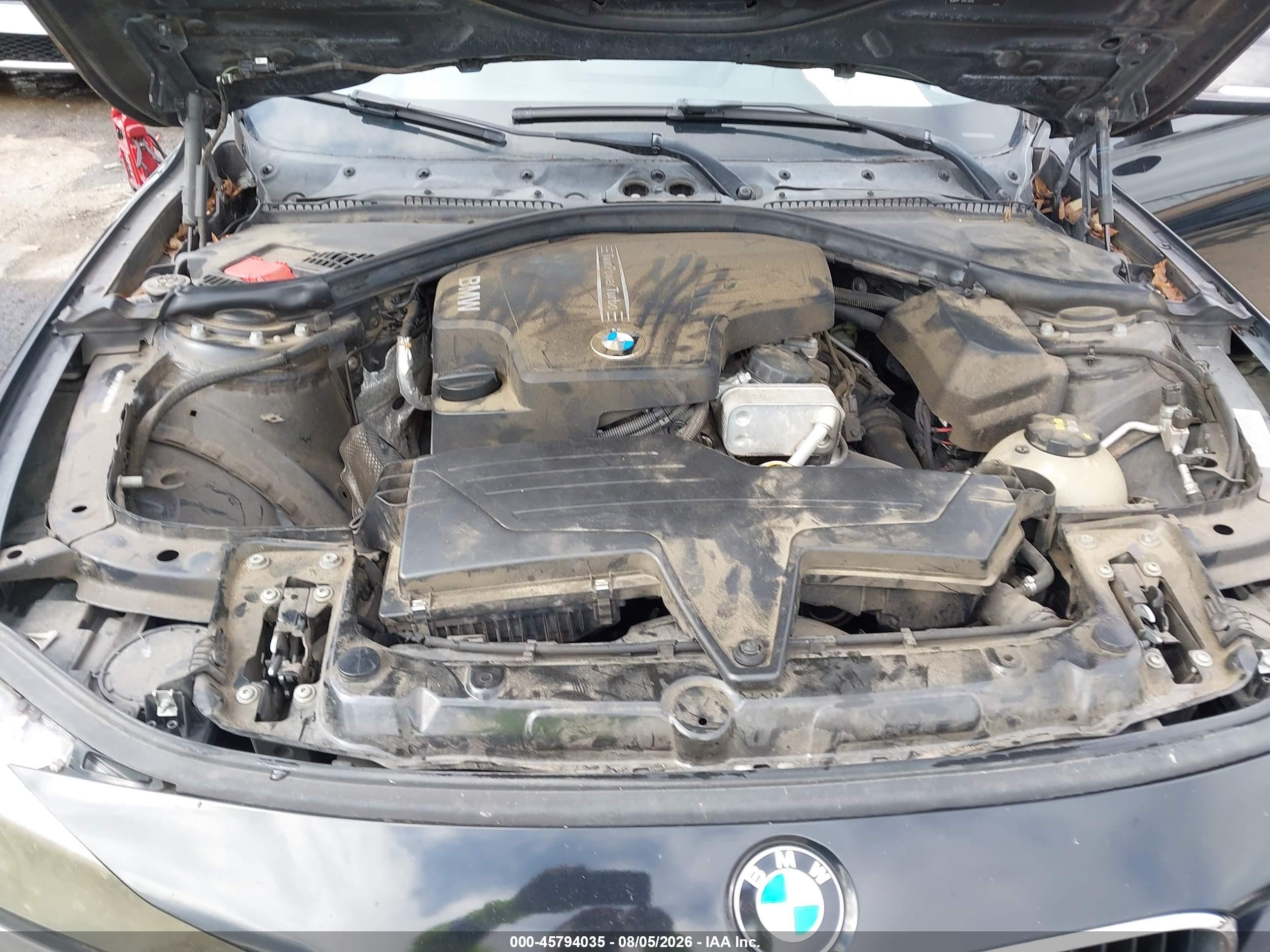 2015 Bmw 328i   Black vin: WBA3A5C59FF609427