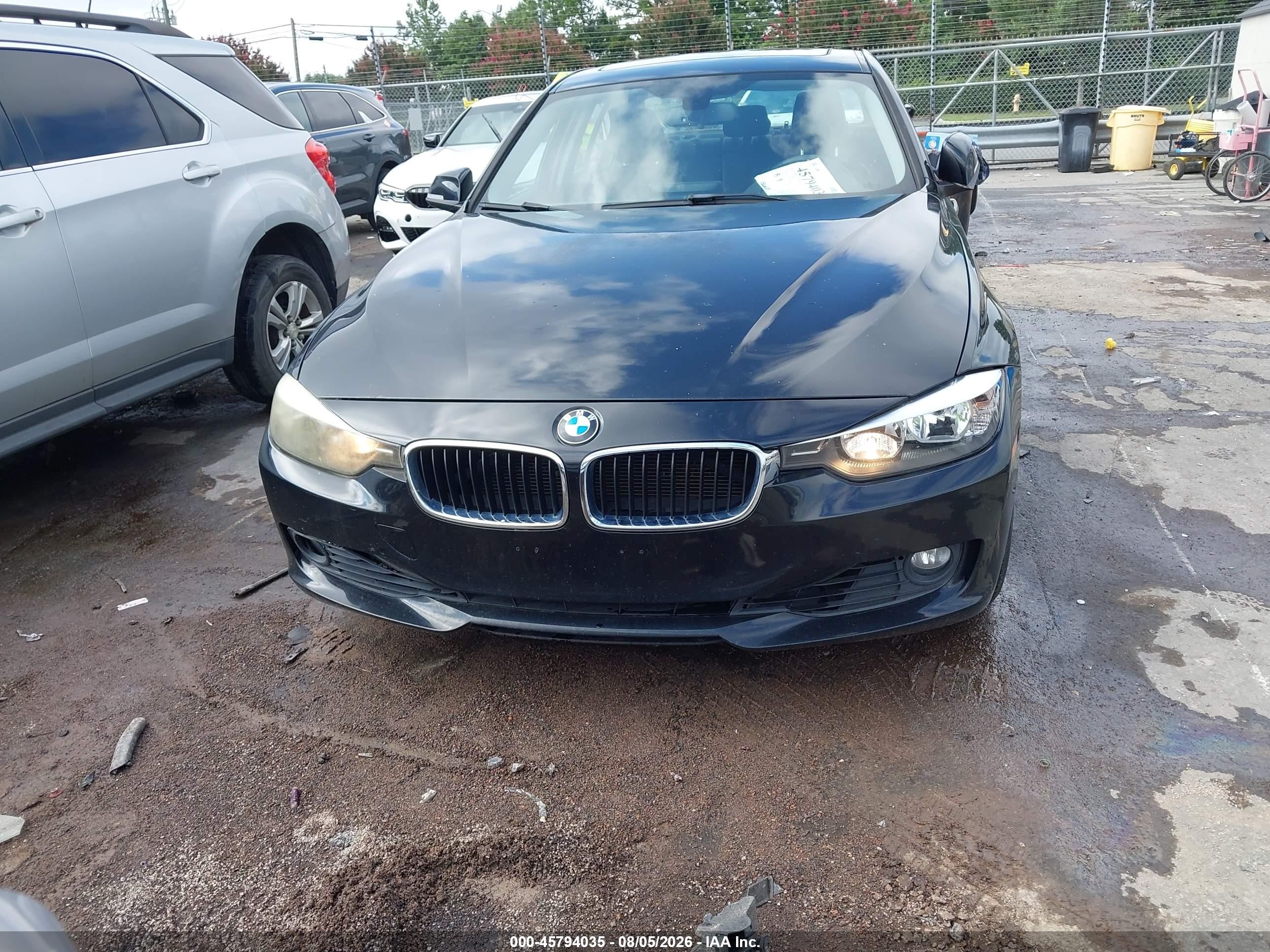 2015 Bmw 328i   Black vin: WBA3A5C59FF609427