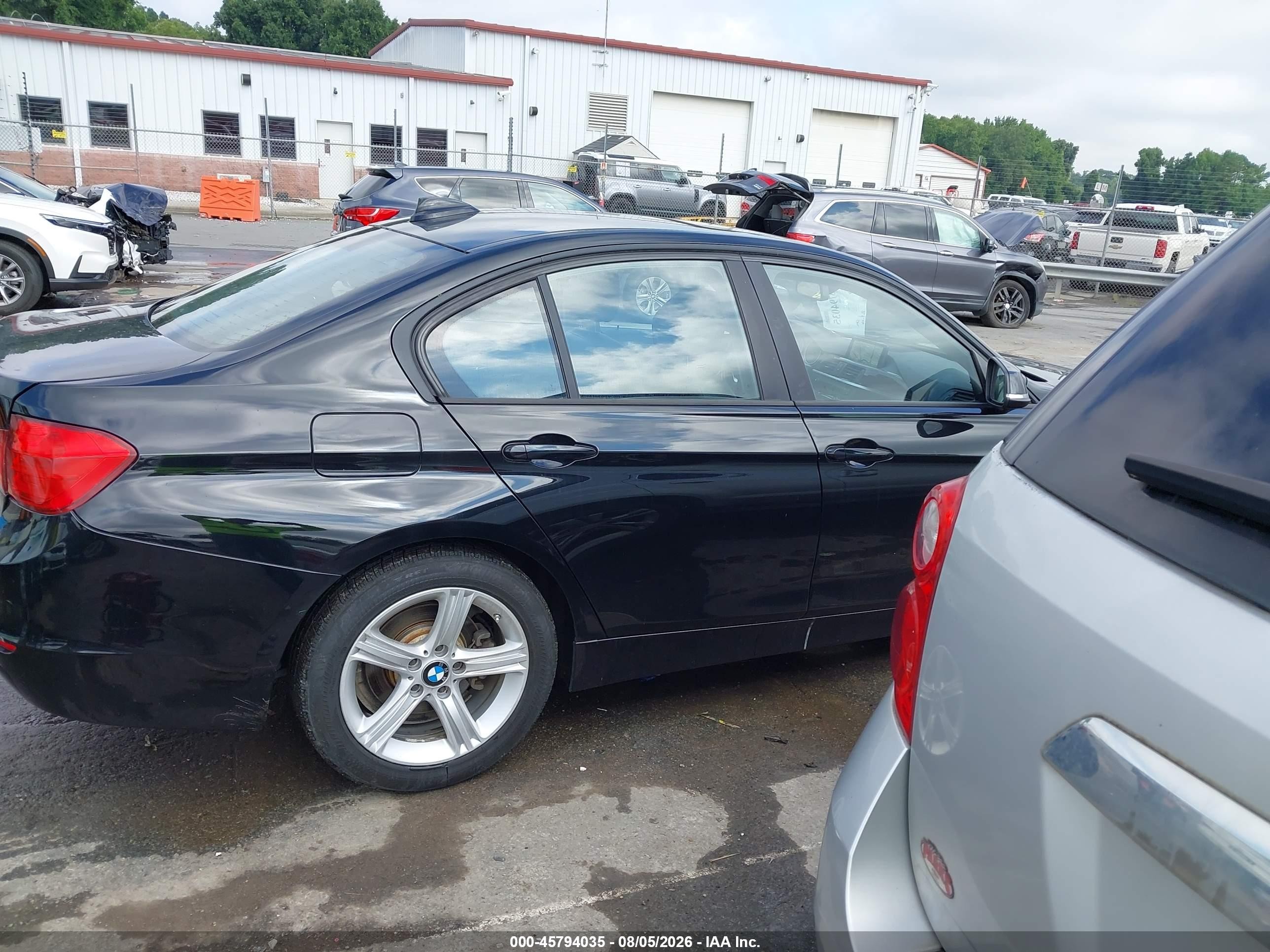 2015 Bmw 328i   Black vin: WBA3A5C59FF609427