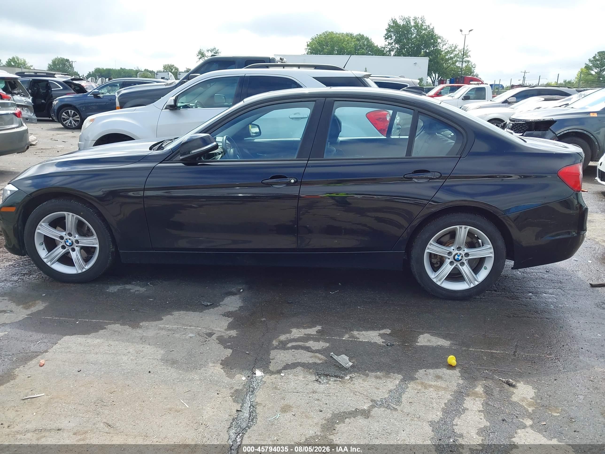 2015 Bmw 328i   Black vin: WBA3A5C59FF609427