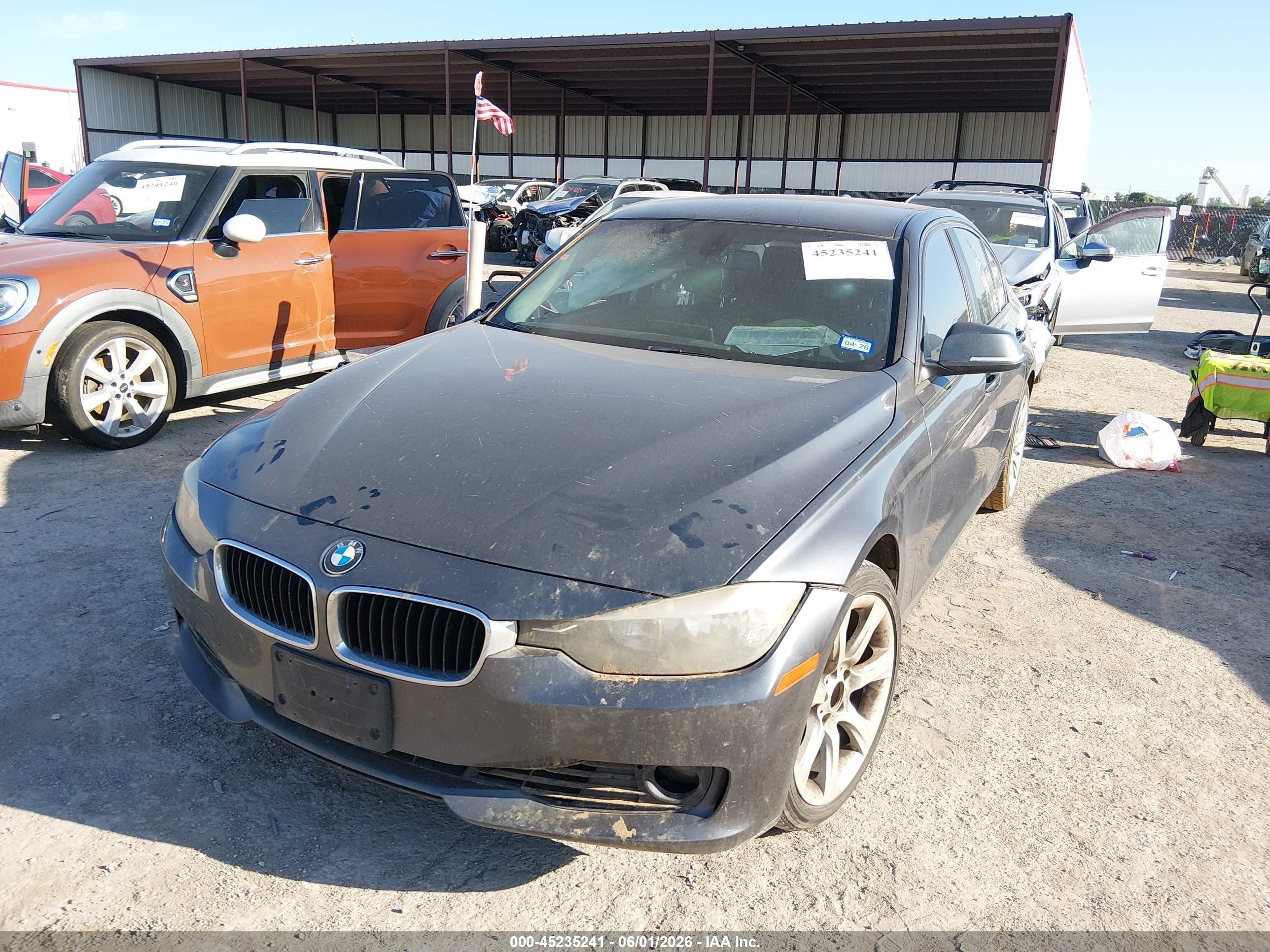 2015 Bmw 328i   Gray vin: WBA3A5C59FF610402
