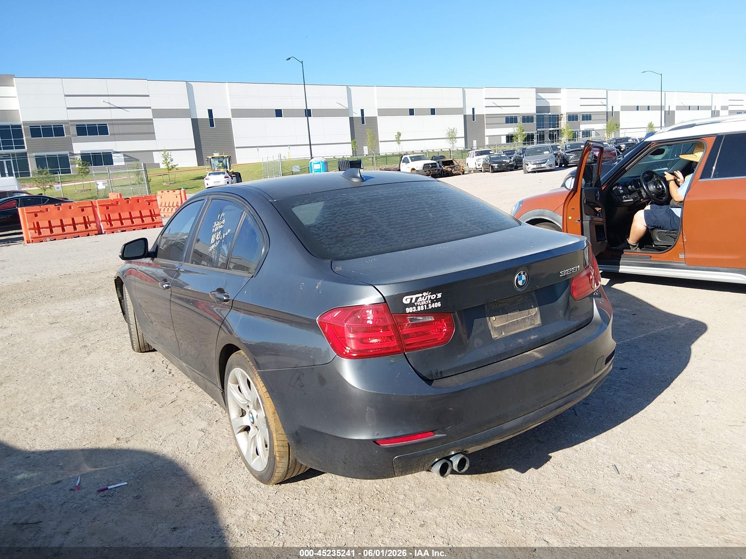 2015 Bmw 328i   Gray vin: WBA3A5C59FF610402