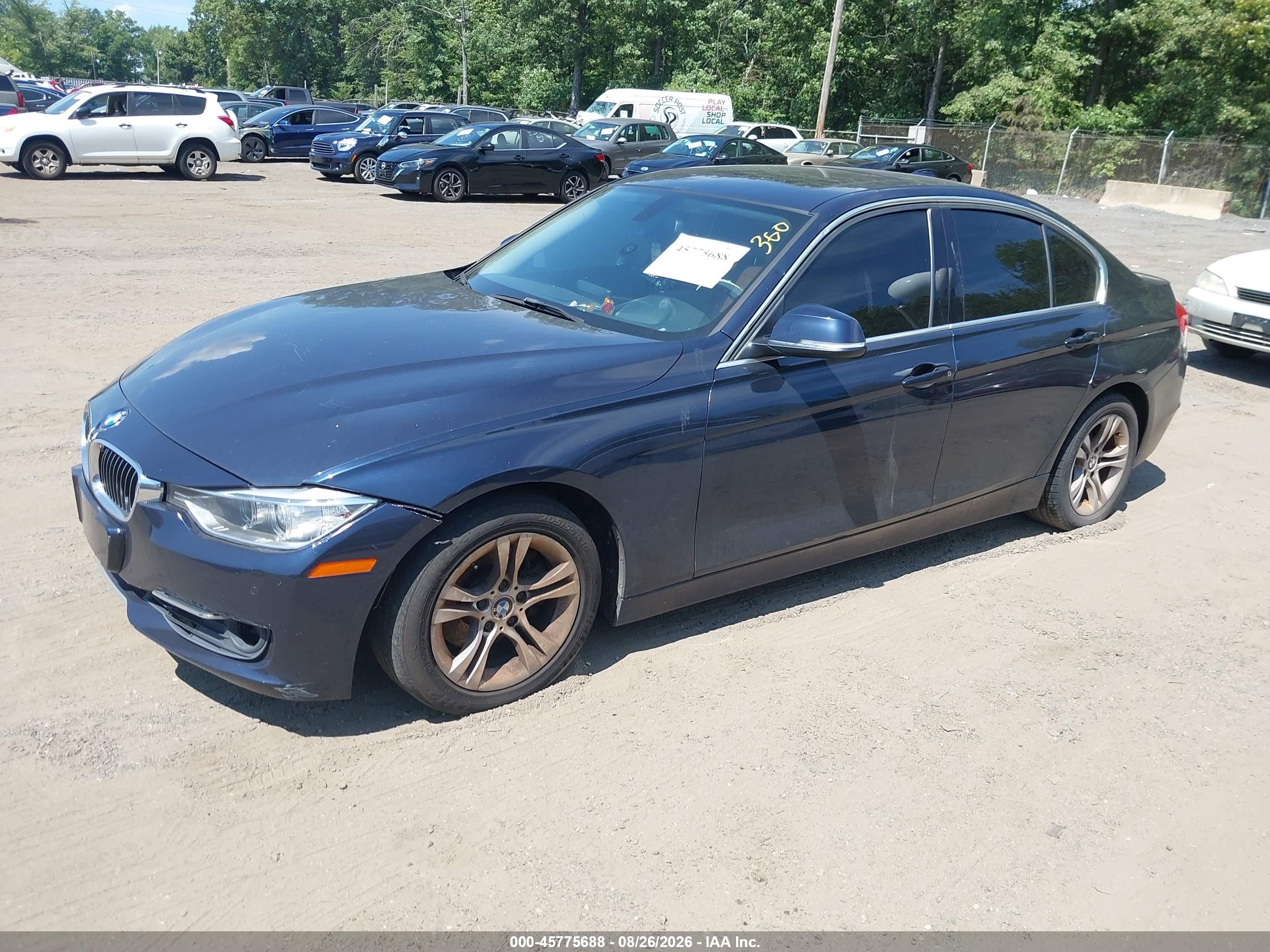 2012 Bmw 328i   Синий vin: WBA3A5C5XCFJ88586