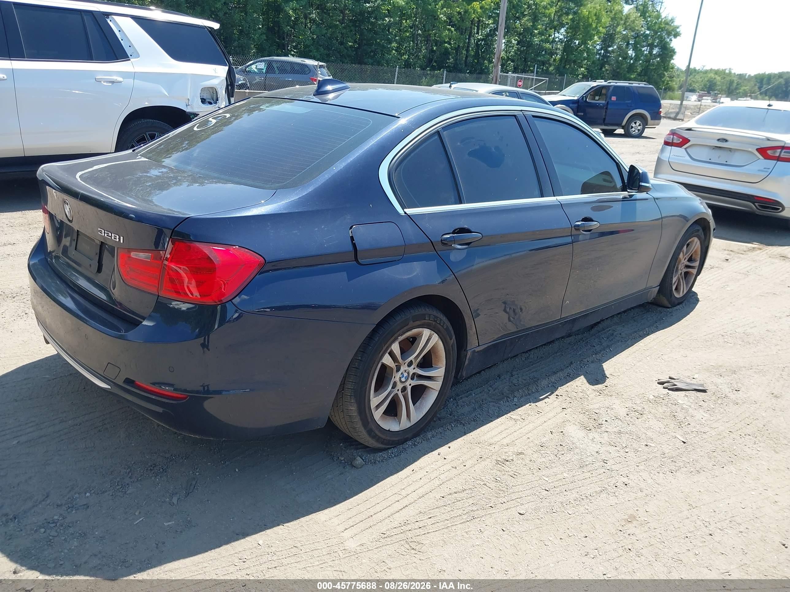 2012 Bmw 328i   Синий vin: WBA3A5C5XCFJ88586