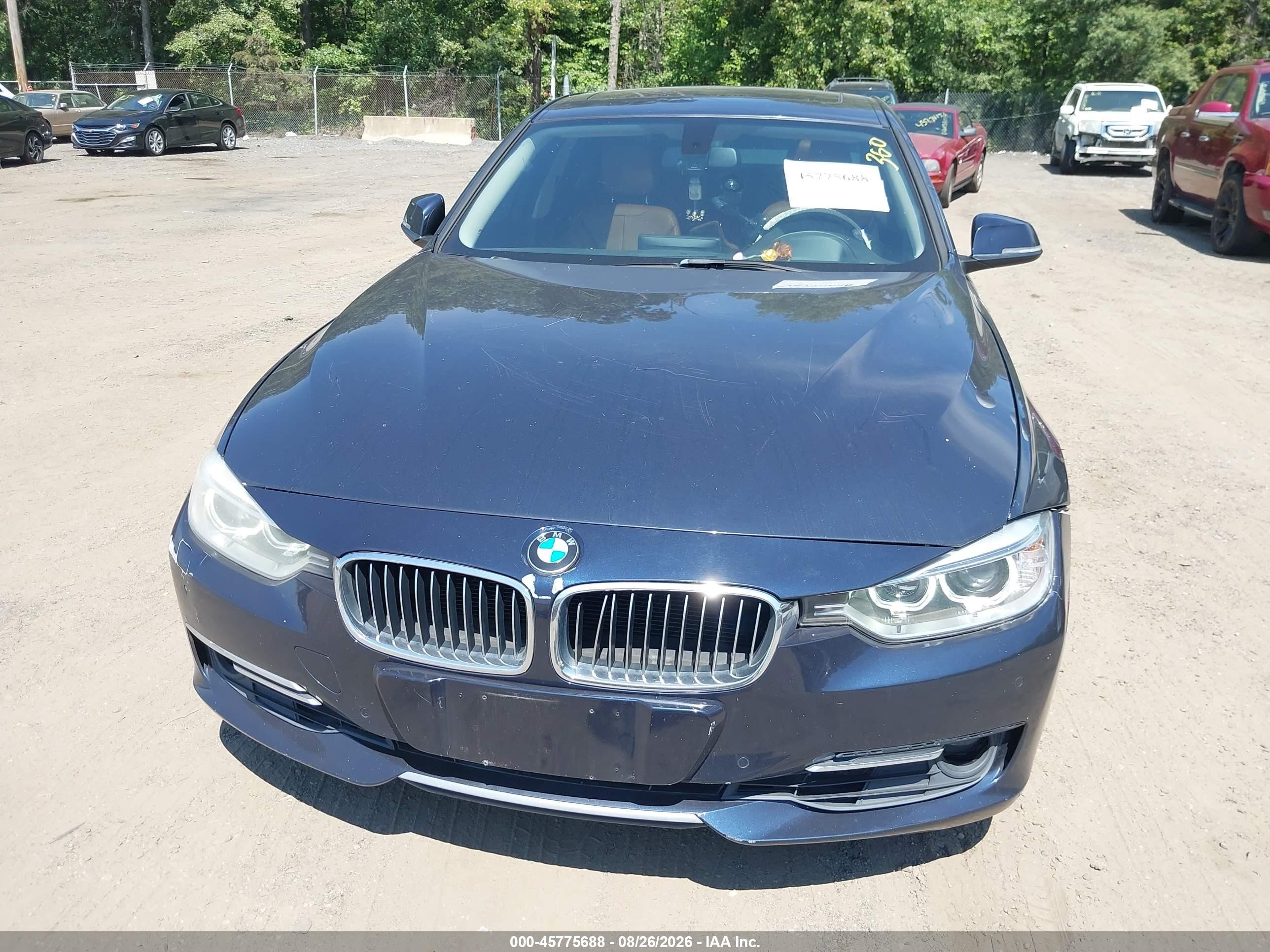 2012 Bmw 328i   Синий vin: WBA3A5C5XCFJ88586