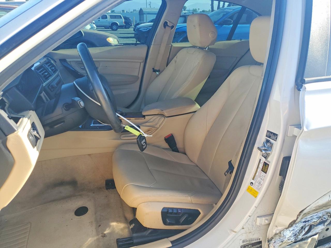 2013 Bmw 328 I White vin: WBA3A5C5XDF351495
