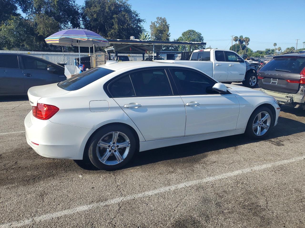2013 Bmw 328 I White vin: WBA3A5C5XDF351495