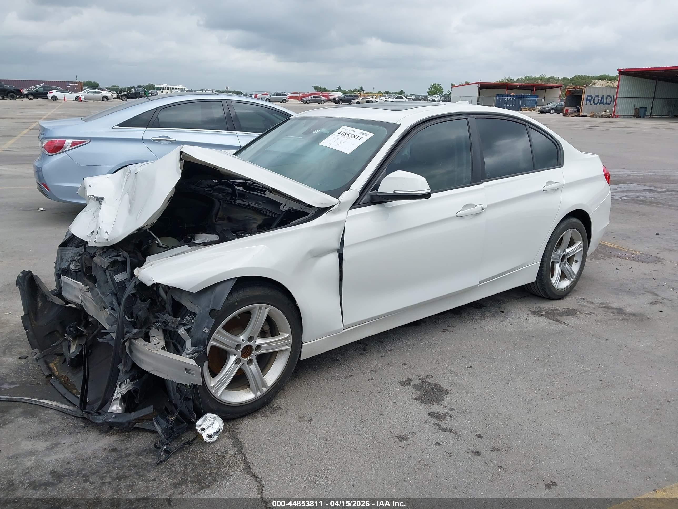 2013 Bmw 328i   White vin: WBA3A5C5XDF354025