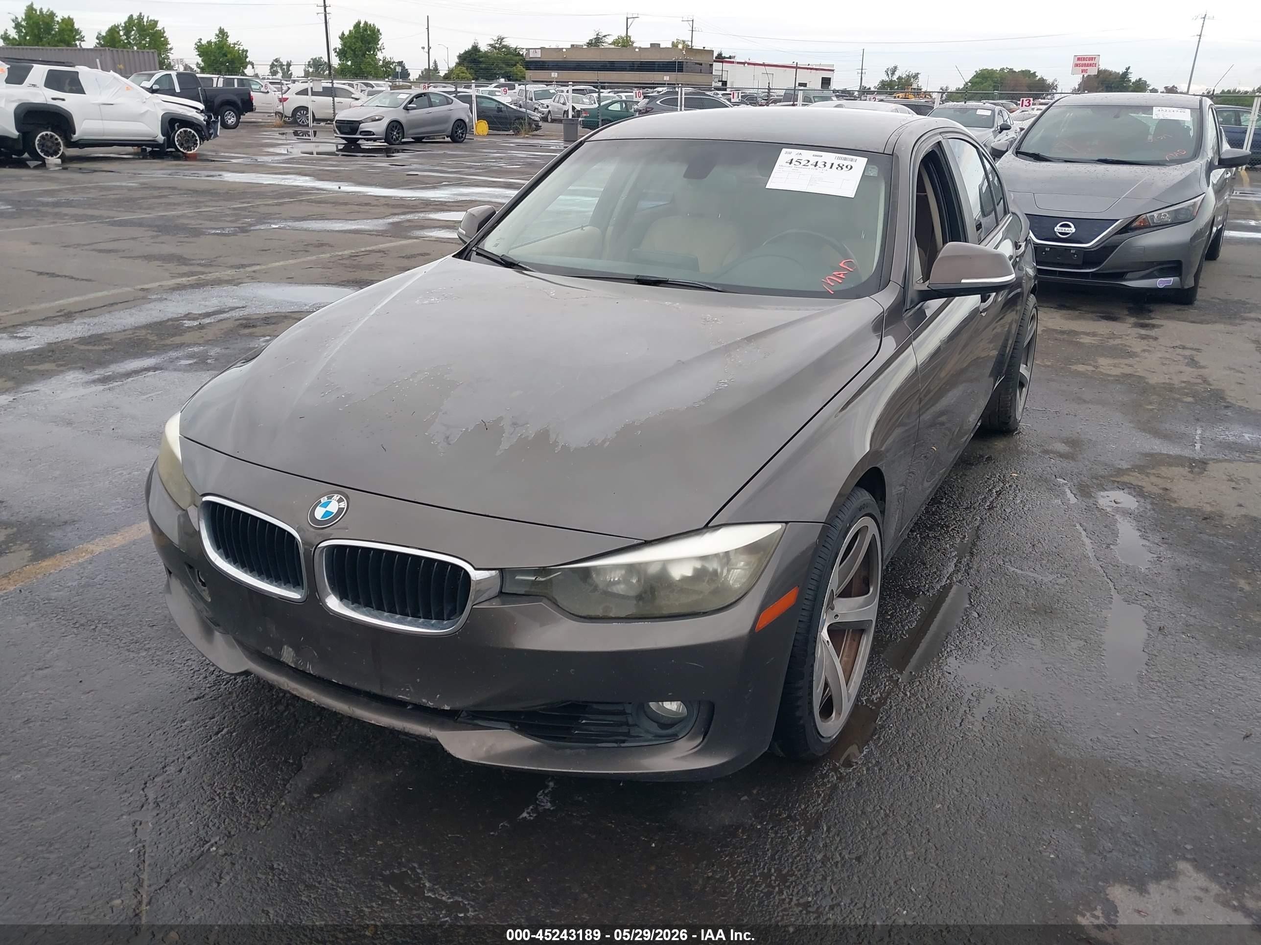 2013 Bmw 328i   Beige vin: WBA3A5C5XDF354896