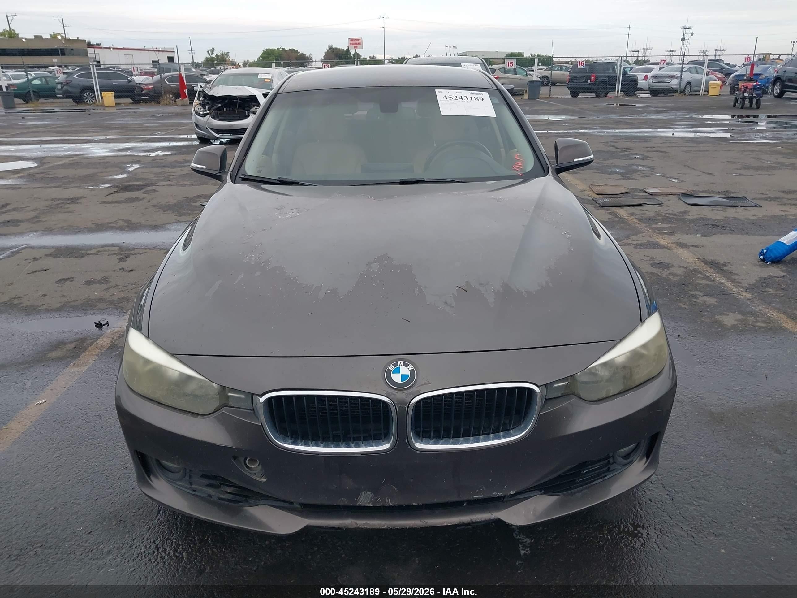 2013 Bmw 328i   Beige vin: WBA3A5C5XDF354896