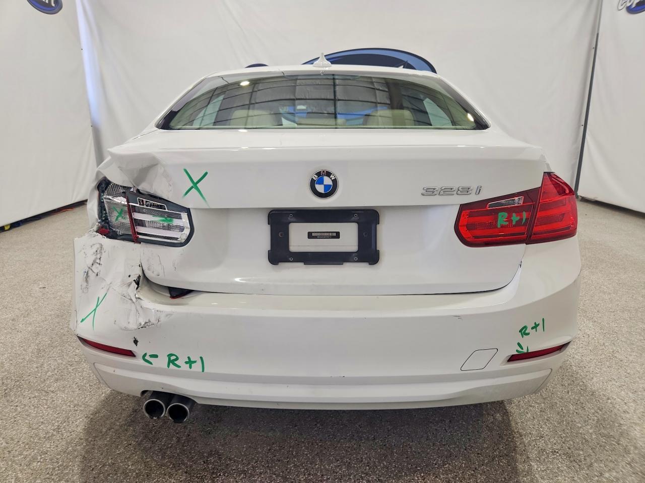 2013 Bmw 328 I White vin: WBA3A5C5XDF356714