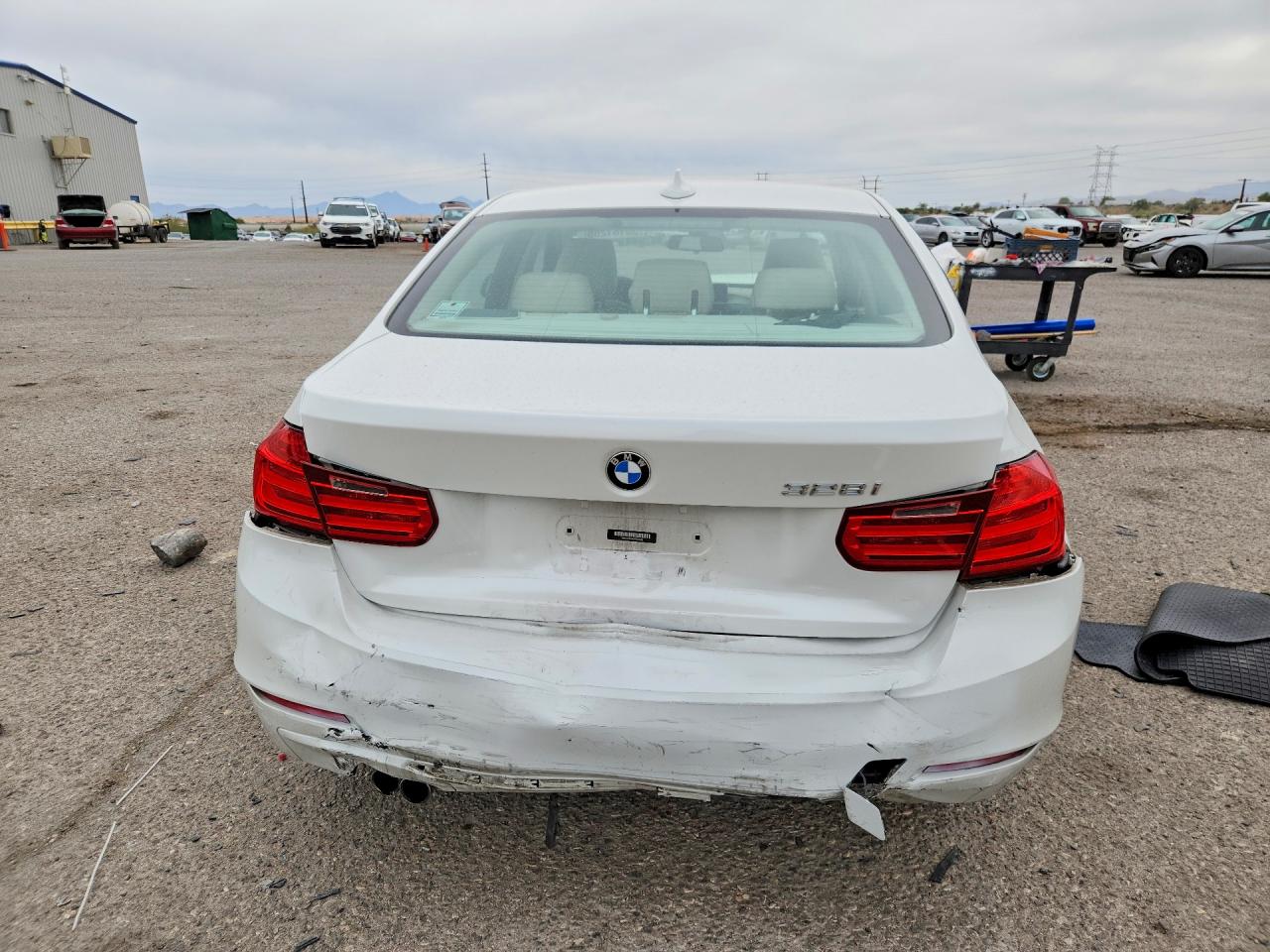 2013 Bmw 328 I White vin: WBA3A5C5XDF359936