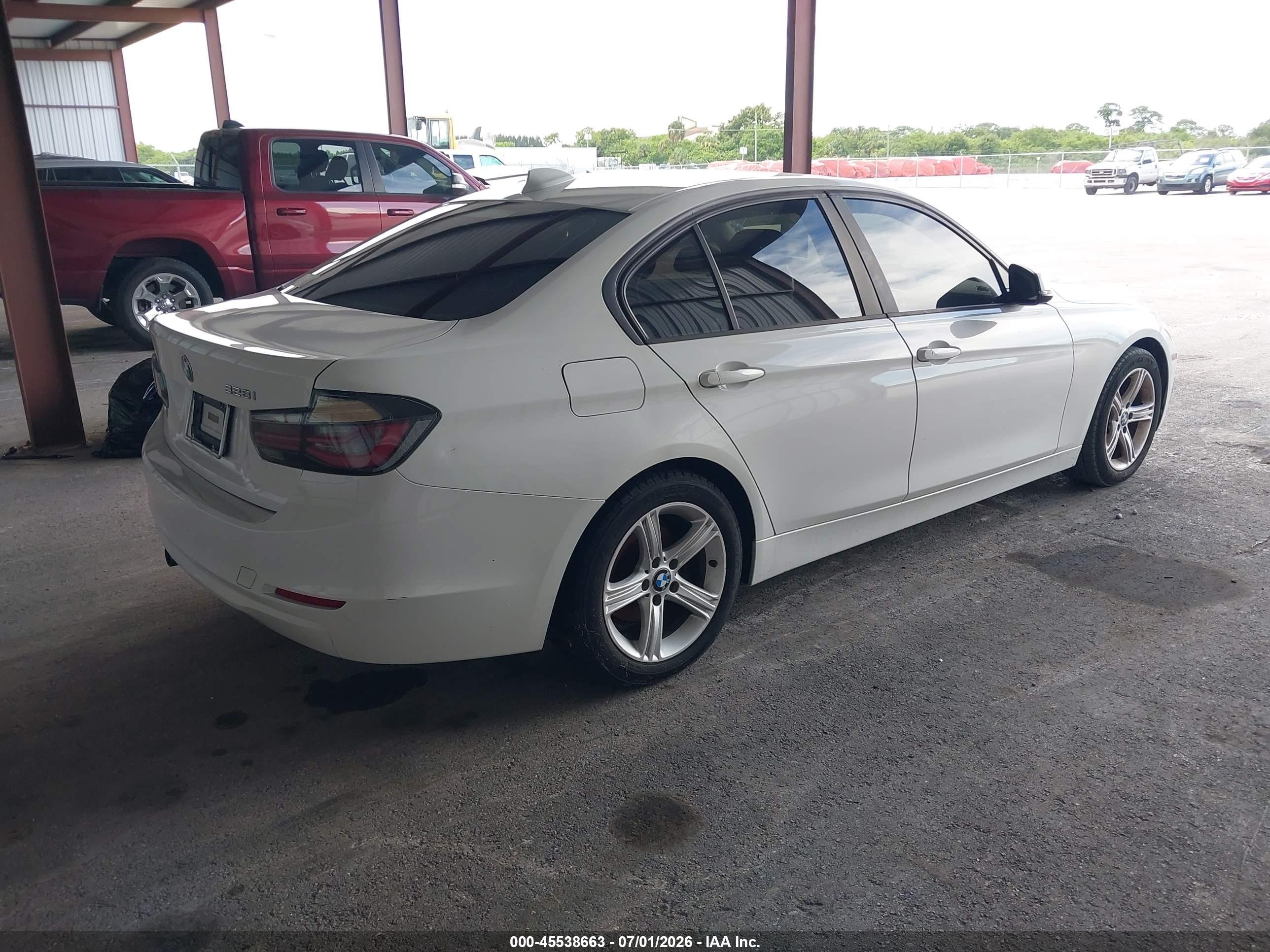 2013 Bmw 328i   White vin: WBA3A5C5XDJ461220
