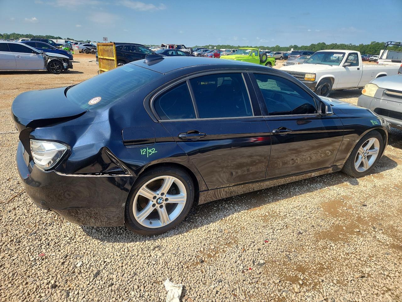 2014 Bmw 328 I Black vin: WBA3A5C5XEJ463549