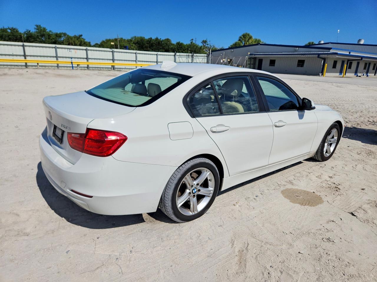 2014 Bmw 328 I White vin: WBA3A5C5XEP602169