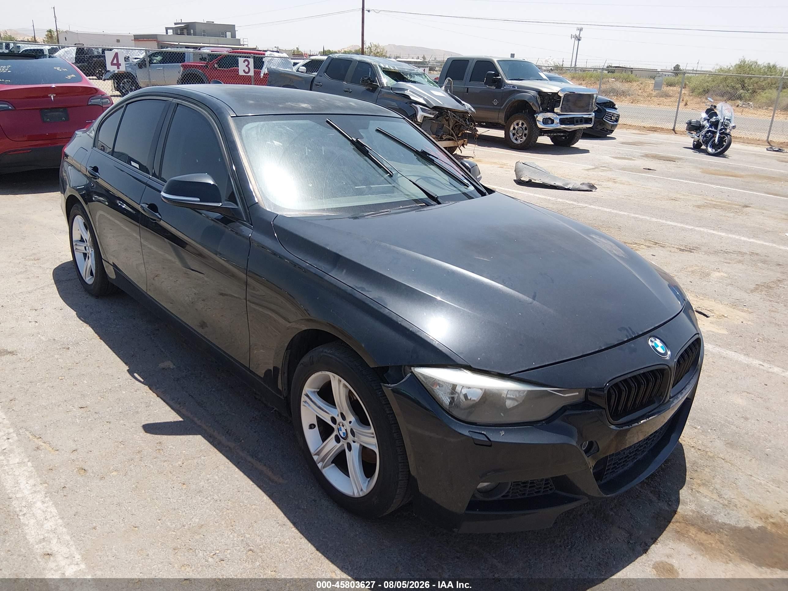 2015 Bmw 328i   Black vin: WBA3A5C5XFF606455