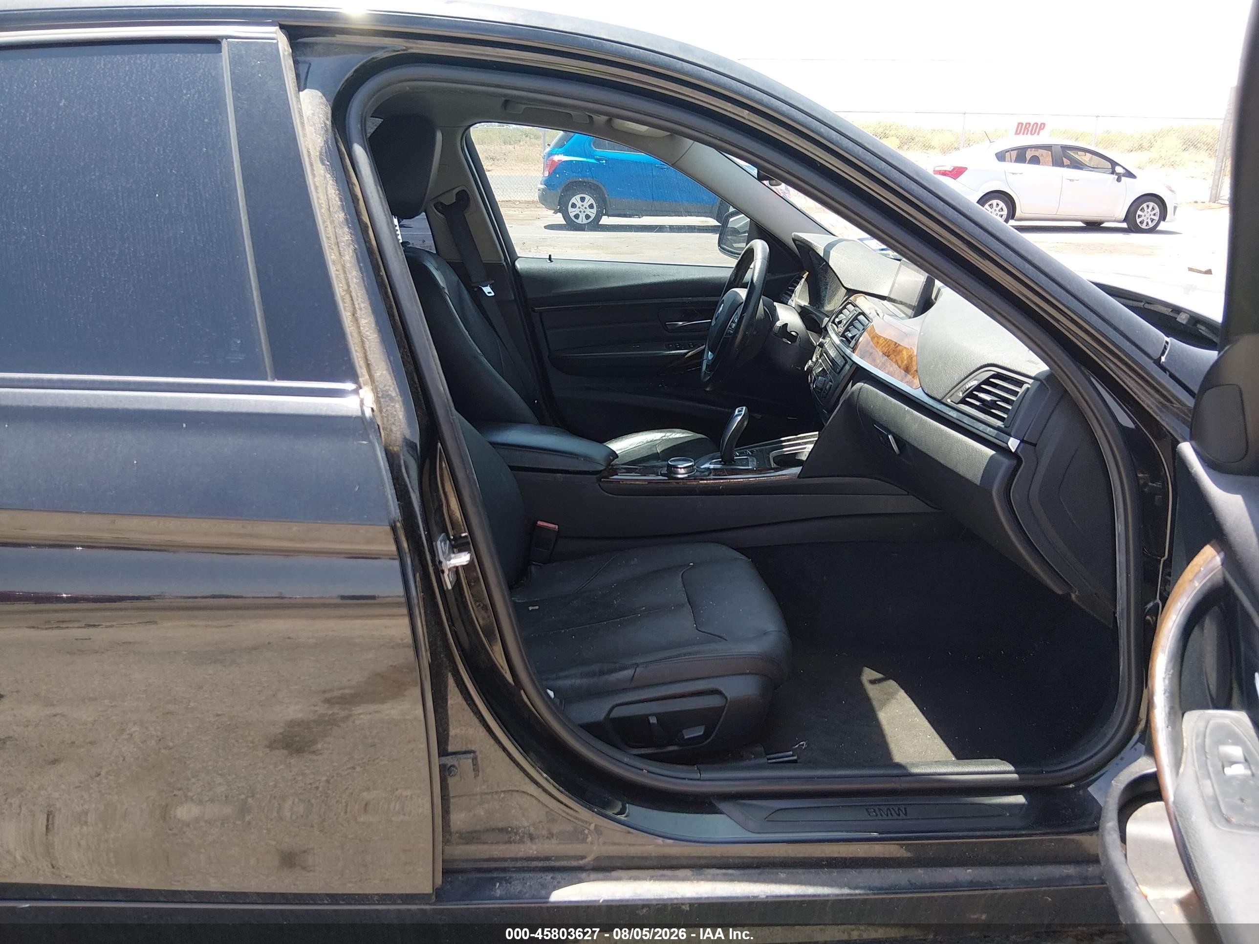 2015 Bmw 328i   Black vin: WBA3A5C5XFF606455