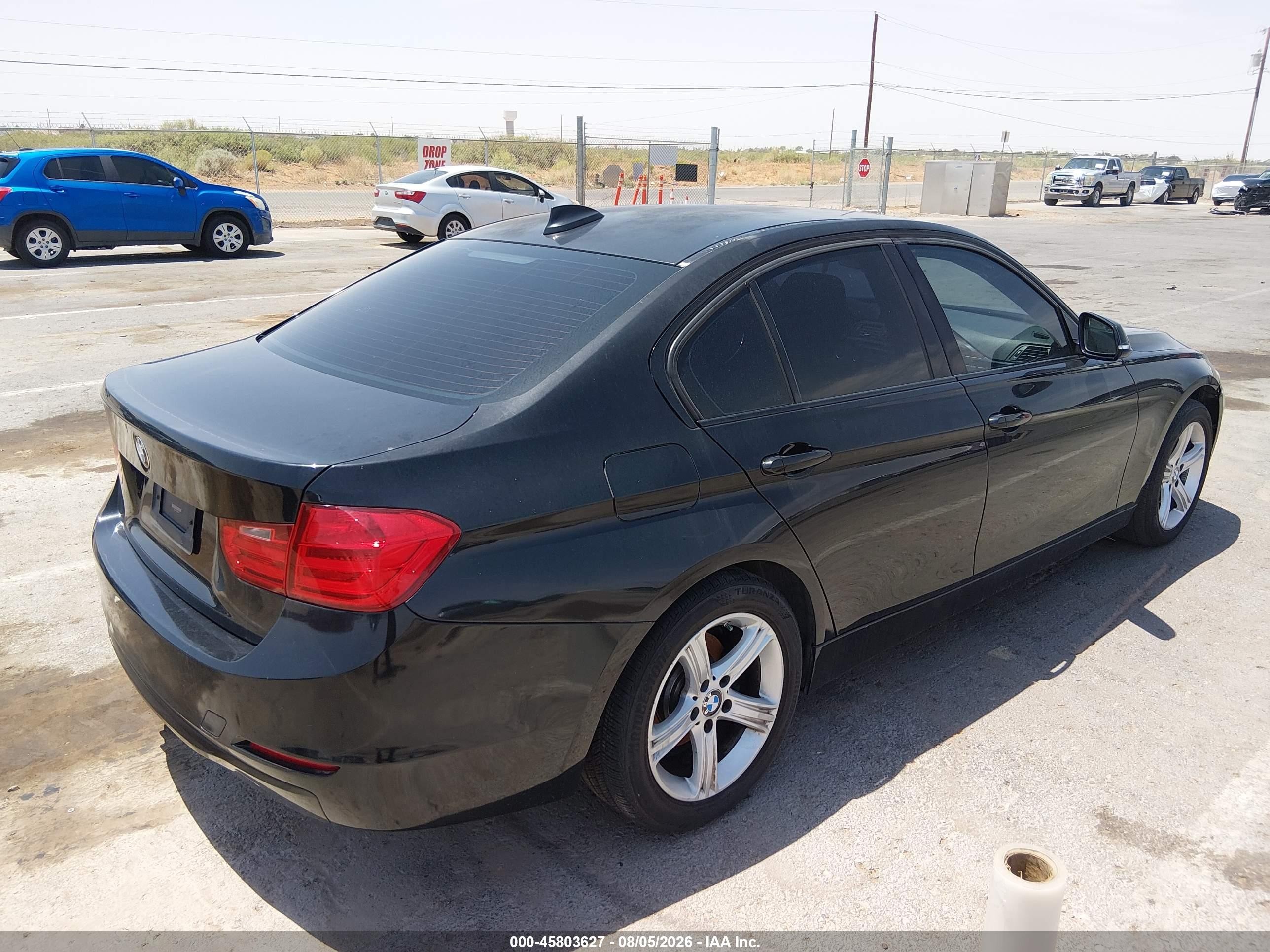 2015 Bmw 328i   Black vin: WBA3A5C5XFF606455
