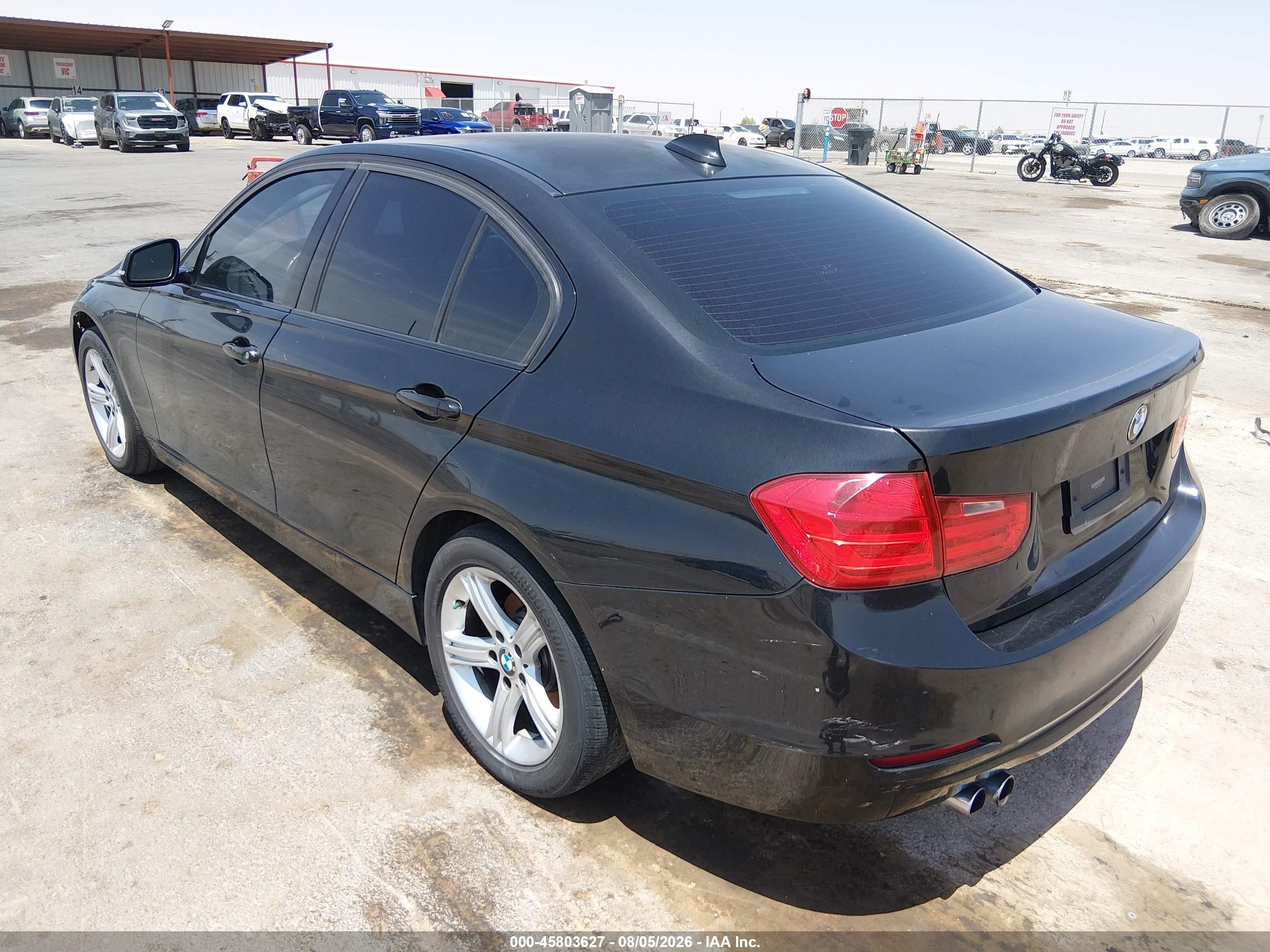 2015 Bmw 328i   Black vin: WBA3A5C5XFF606455