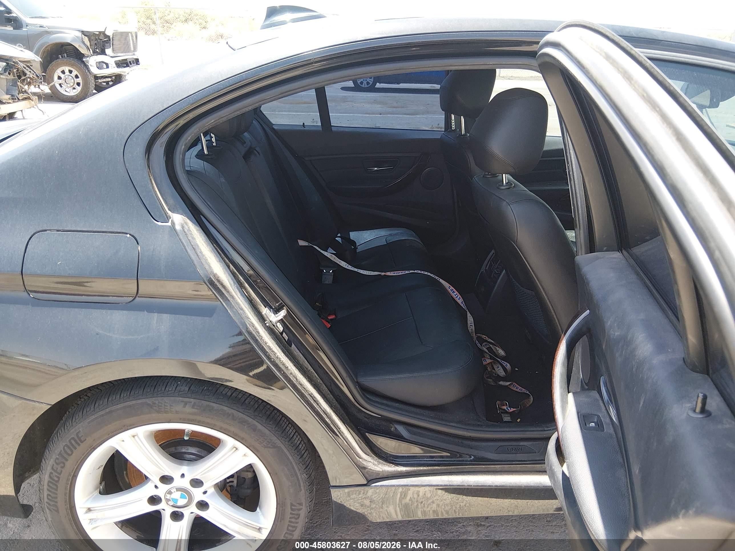 2015 Bmw 328i   Black vin: WBA3A5C5XFF606455