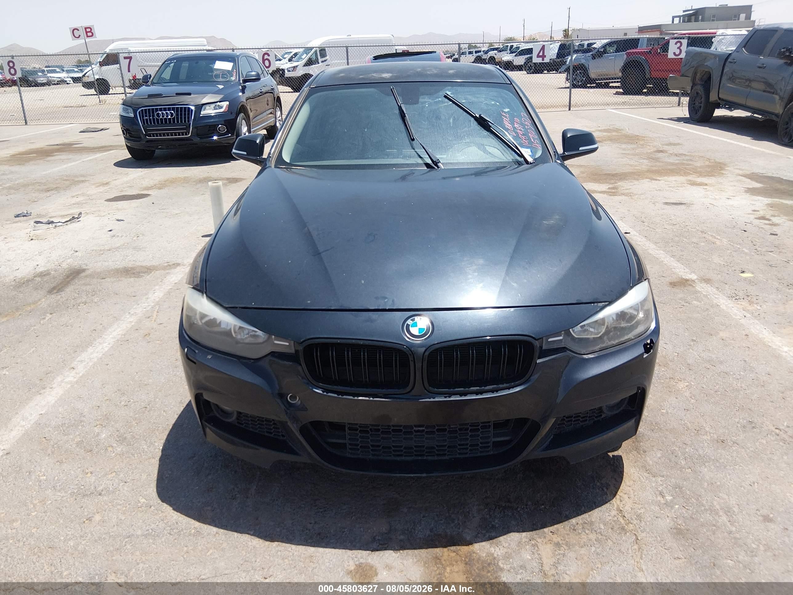 2015 Bmw 328i   Black vin: WBA3A5C5XFF606455