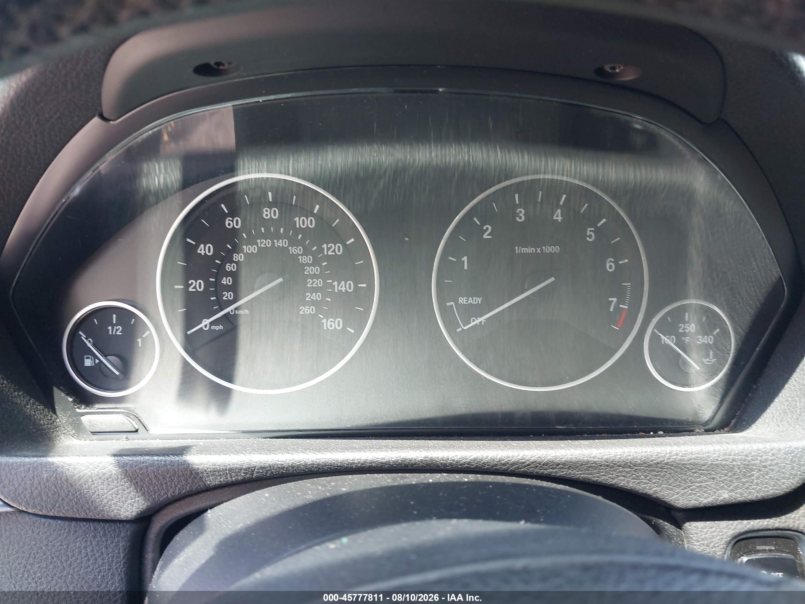 2015 Bmw 328i   Белый vin: WBA3A5C5XFF609405