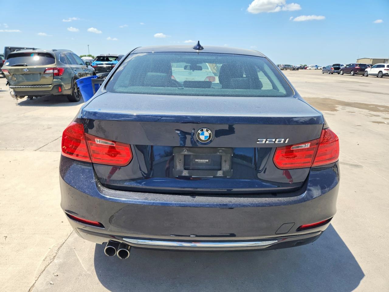 2015 Bmw 328 I Blue vin: WBA3A5C5XFF609808
