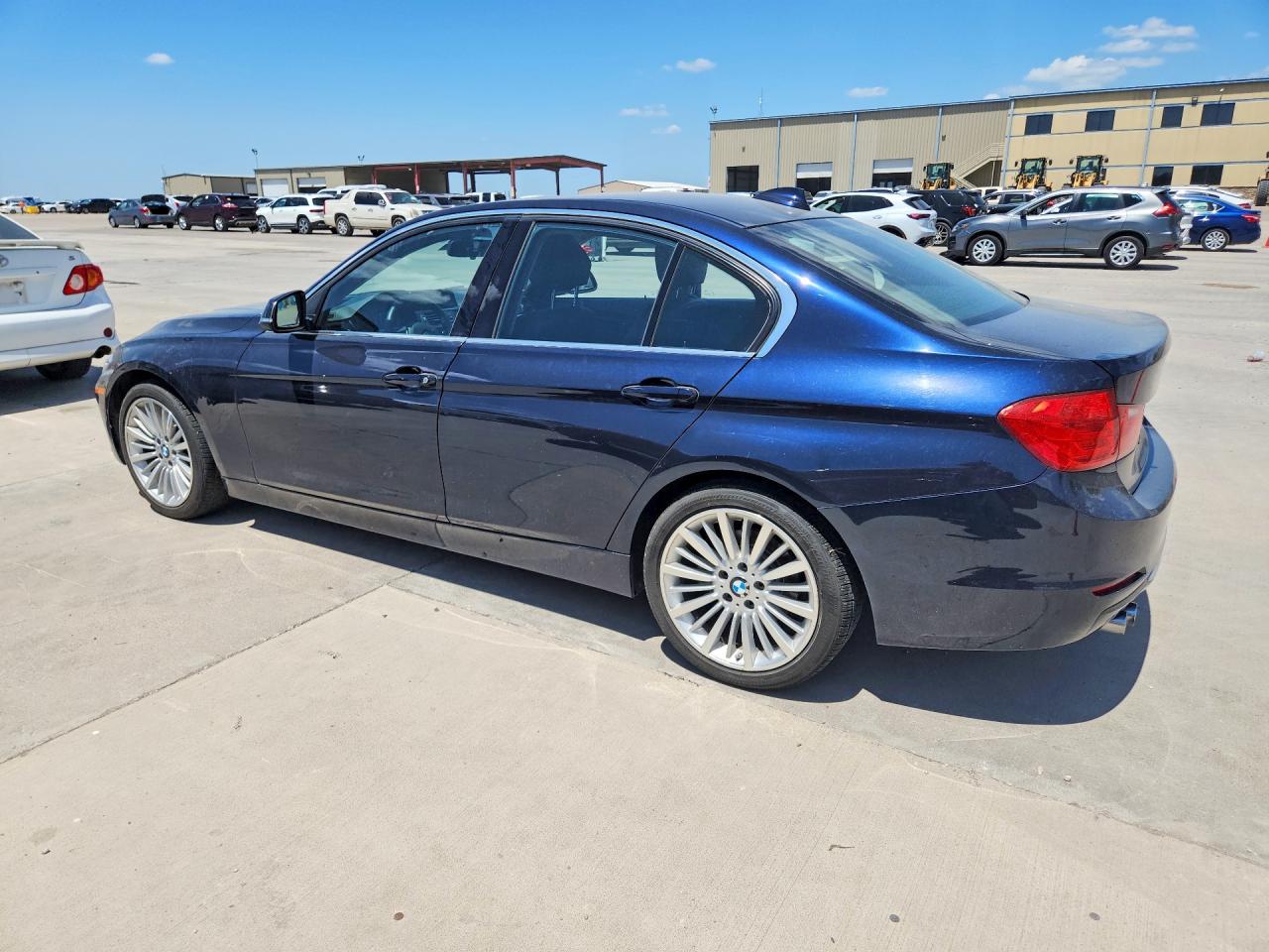 2015 Bmw 328 I Blue vin: WBA3A5C5XFF609808