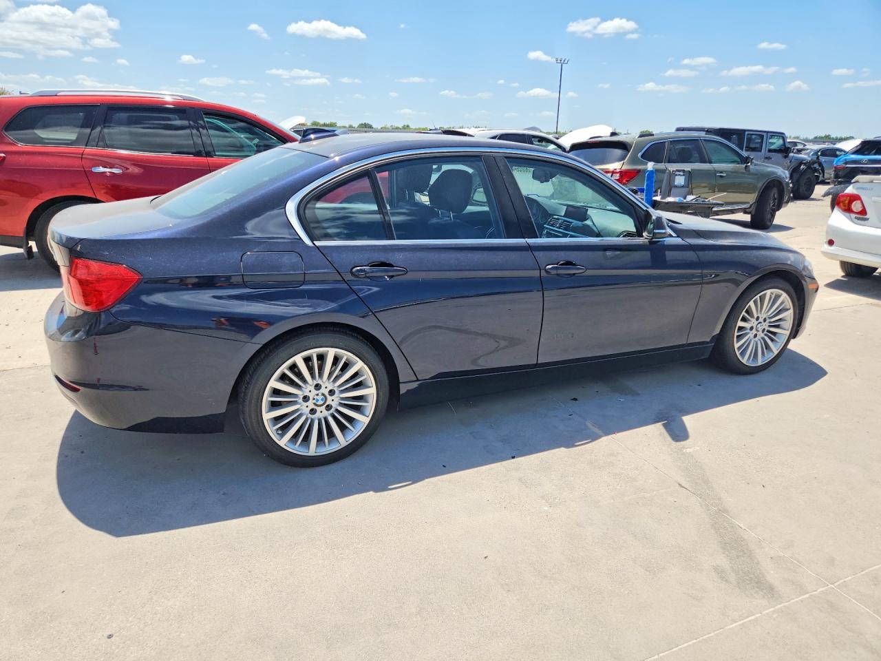 2015 Bmw 328 I Blue vin: WBA3A5C5XFF609808