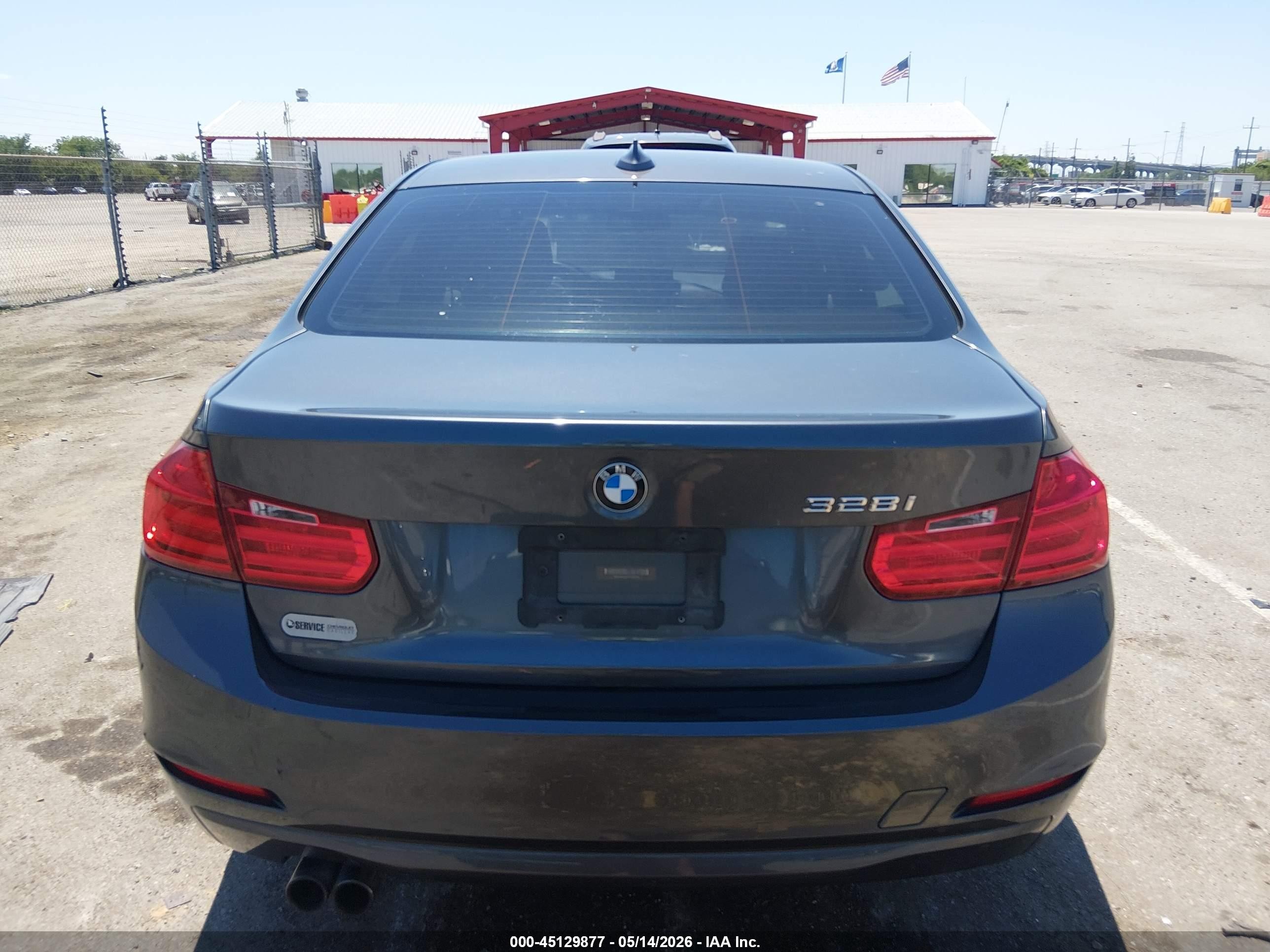 2015 Bmw 328i Gray vin: WBA3A5C5XFP605560