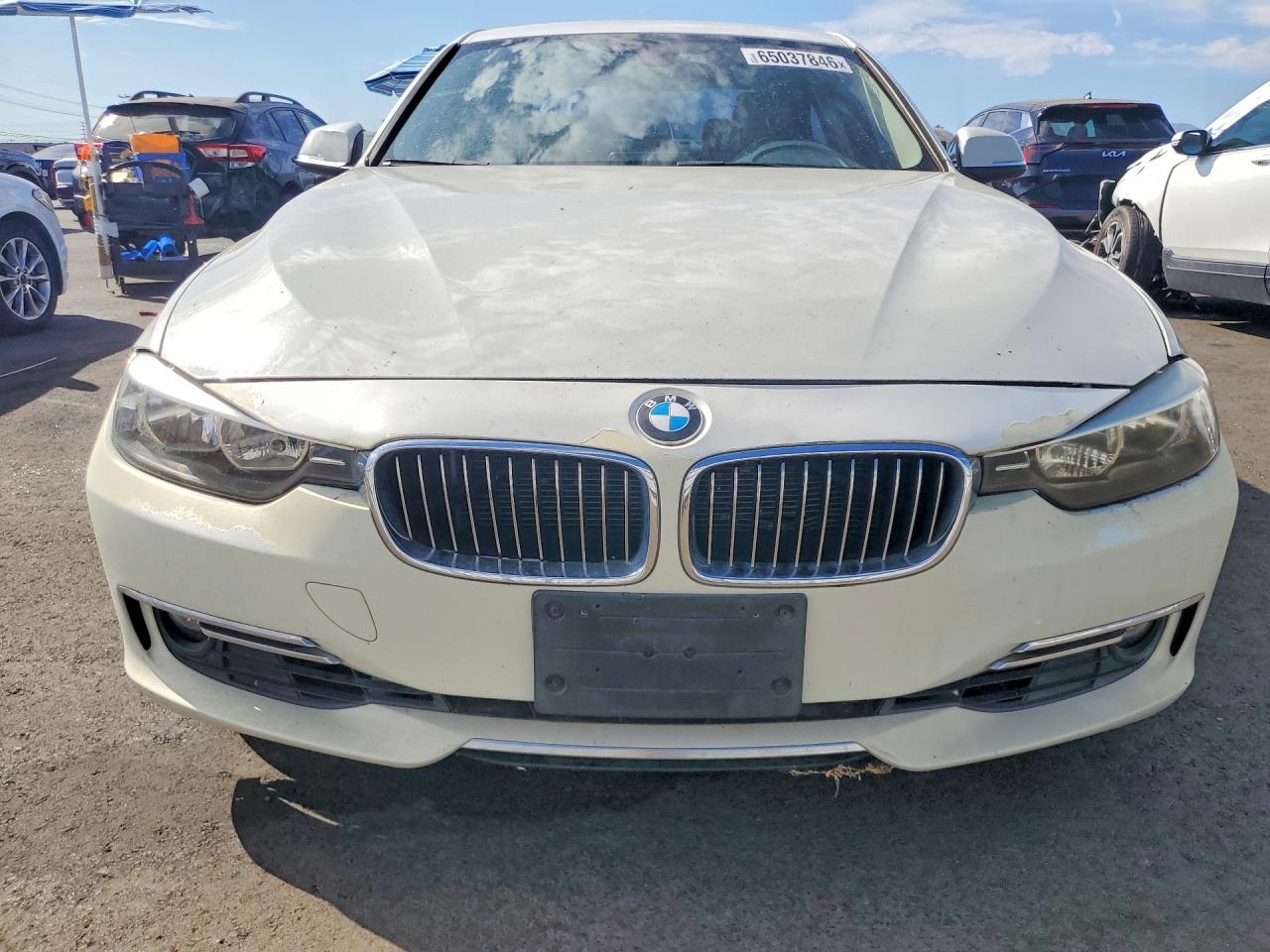 2012 Bmw 328 I White vin: WBA3A5G50CNN65782
