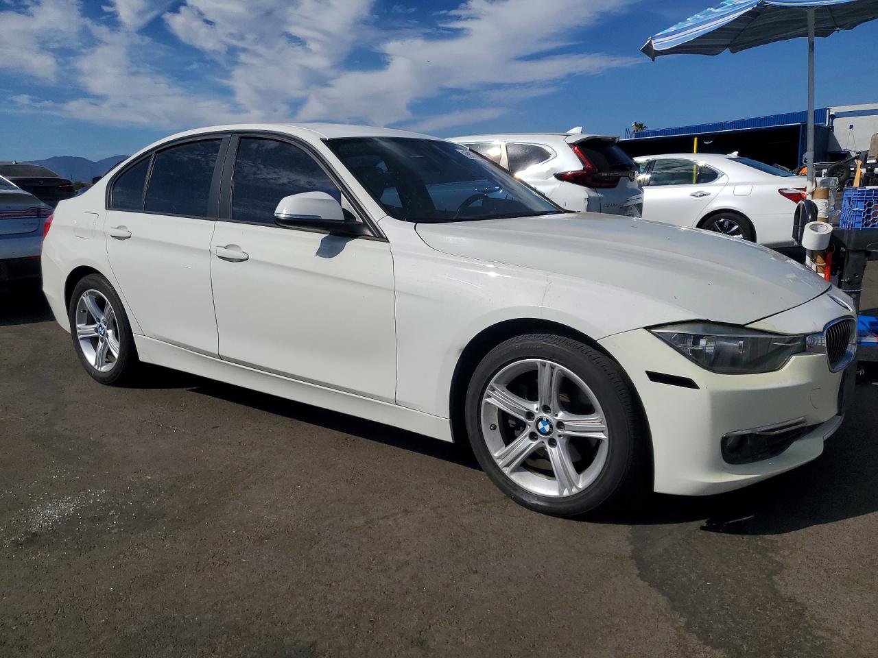 2012 Bmw 328 I White vin: WBA3A5G50CNN65782