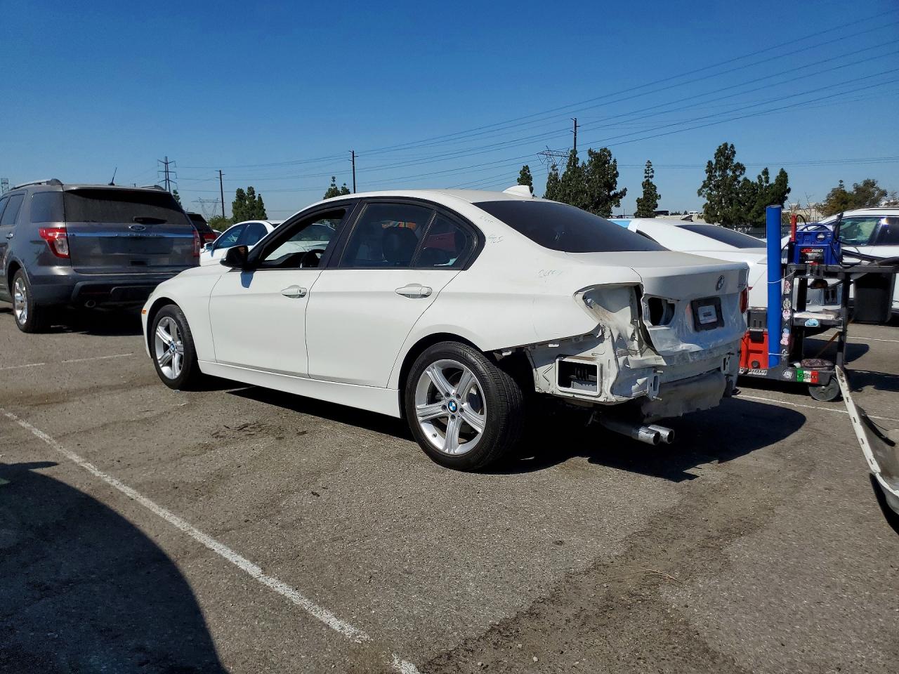 2013 Bmw 328 I White vin: WBA3A5G50DNP23555