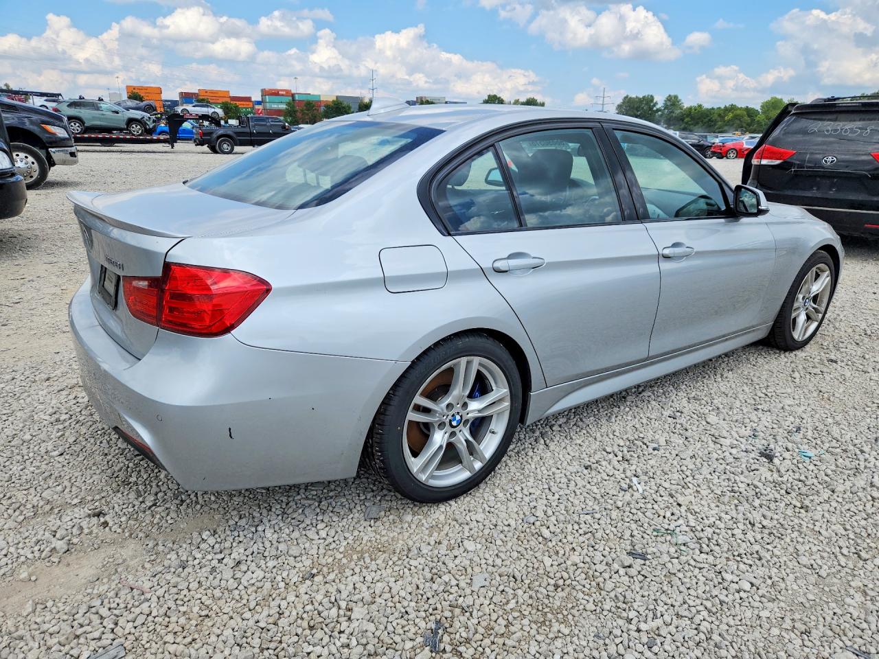 2014 Bmw 328 I Silver vin: WBA3A5G50ENP31320