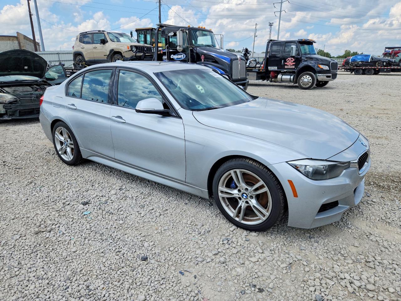2014 Bmw 328 I Silver vin: WBA3A5G50ENP31320
