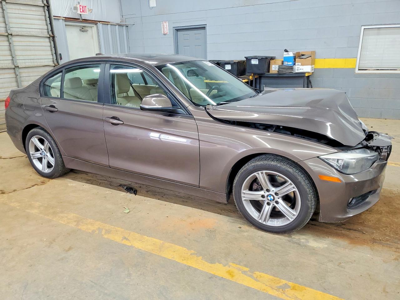 2014 Bmw 328 I Серый vin: WBA3A5G50ENP32645