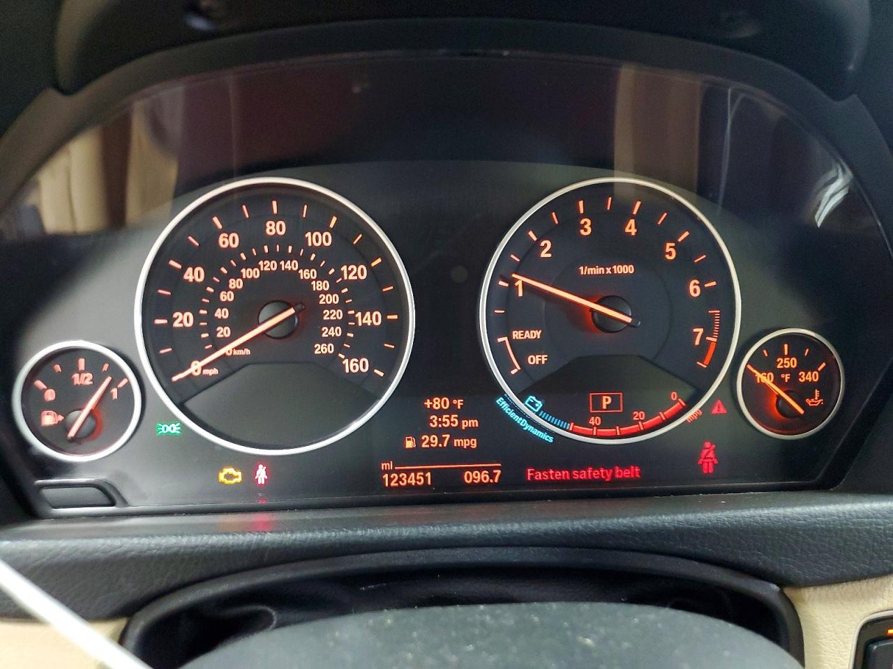 2014 Bmw 328 I Серый vin: WBA3A5G50ENP32645