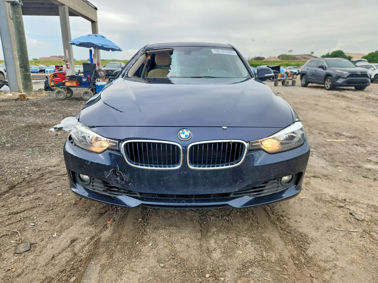 2014 Bmw 328 I Blue vin: WBA3A5G50ENP33729